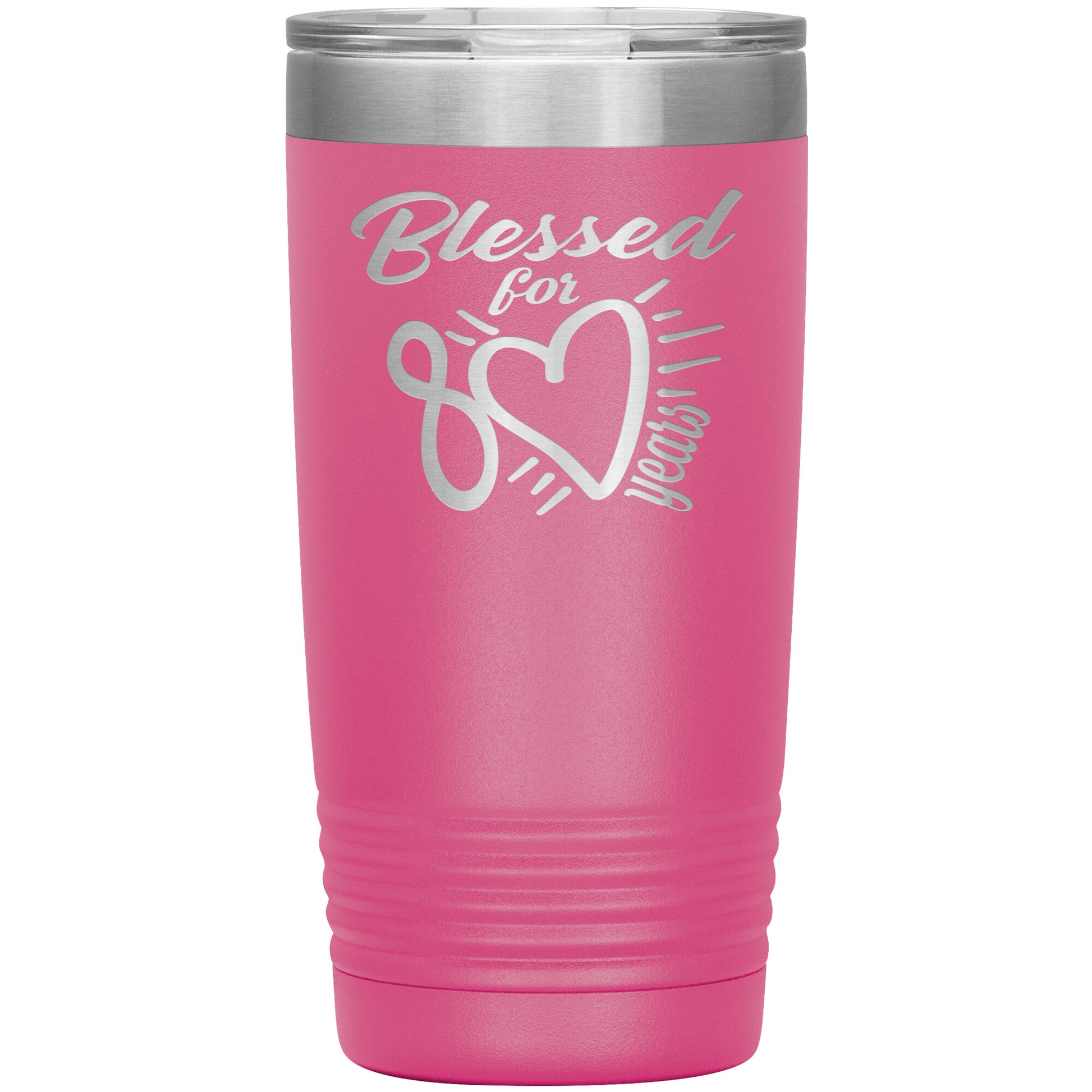 Blessed for 80 Years Tumbler