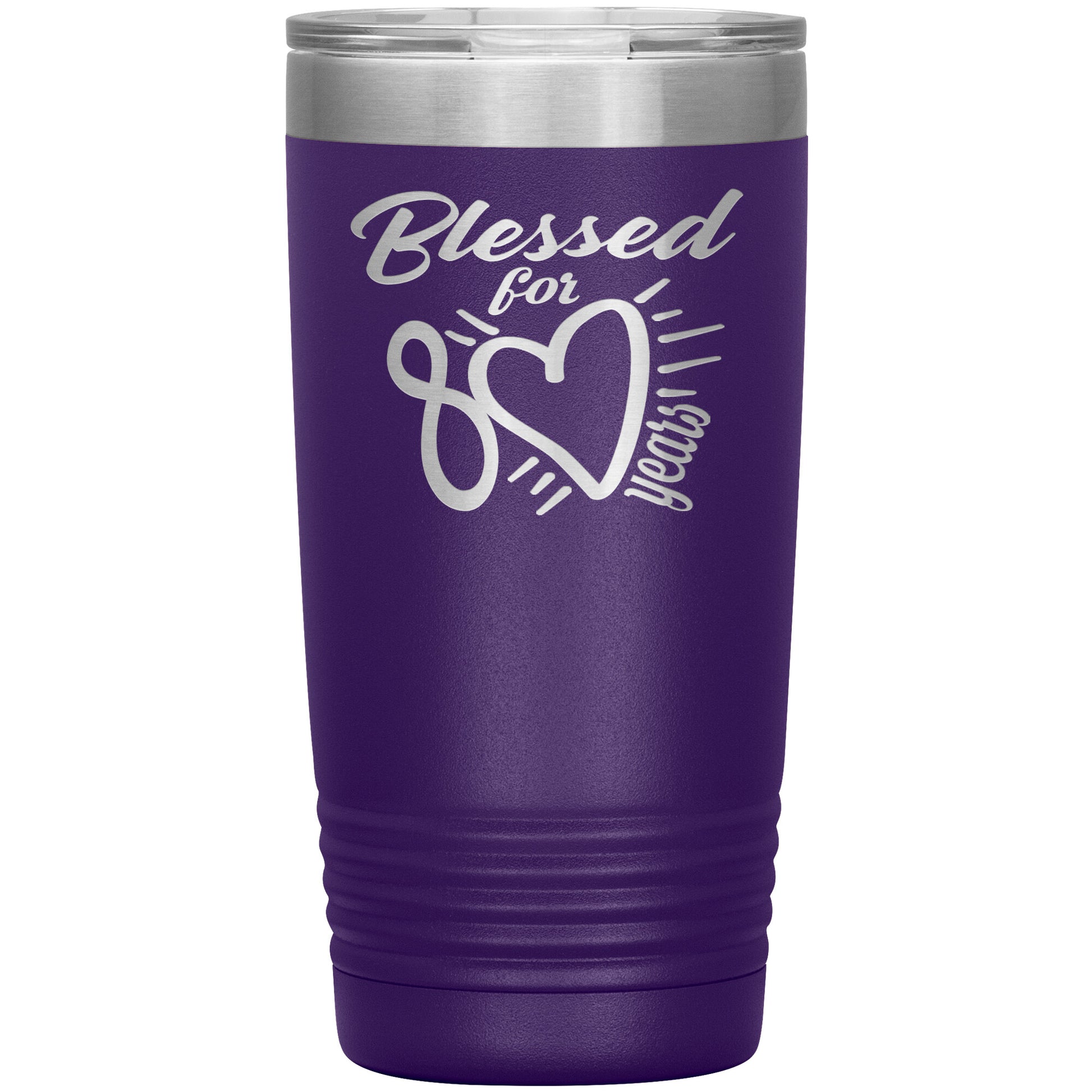 Blessed for 80 Years Tumbler