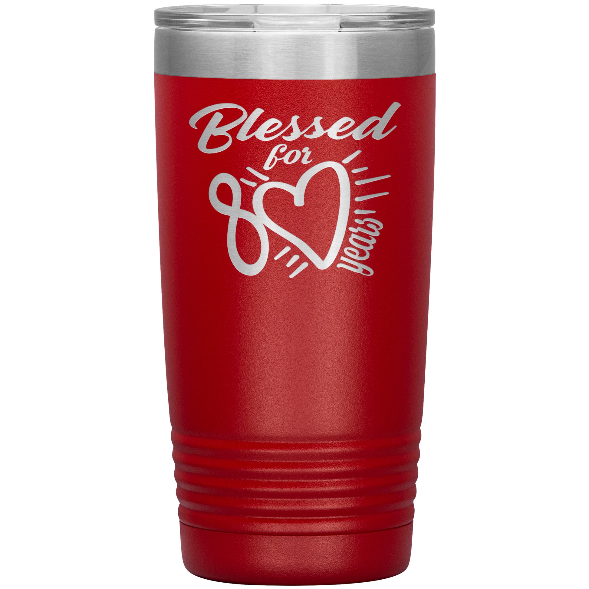 Blessed for 80 Years Tumbler