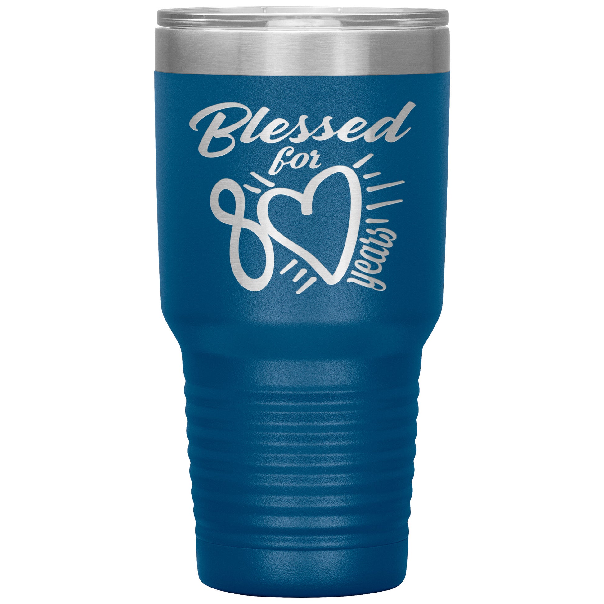 Blessed for 80 Years Tumbler