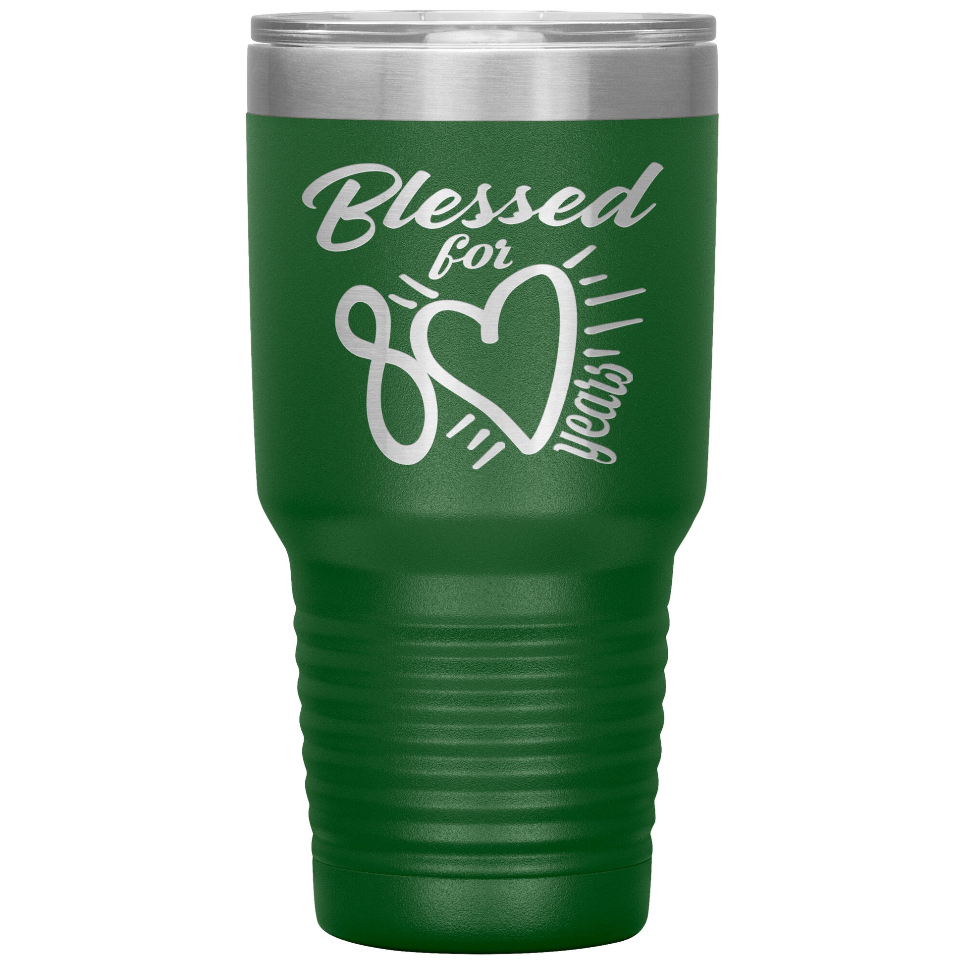 Blessed for 80 Years Tumbler