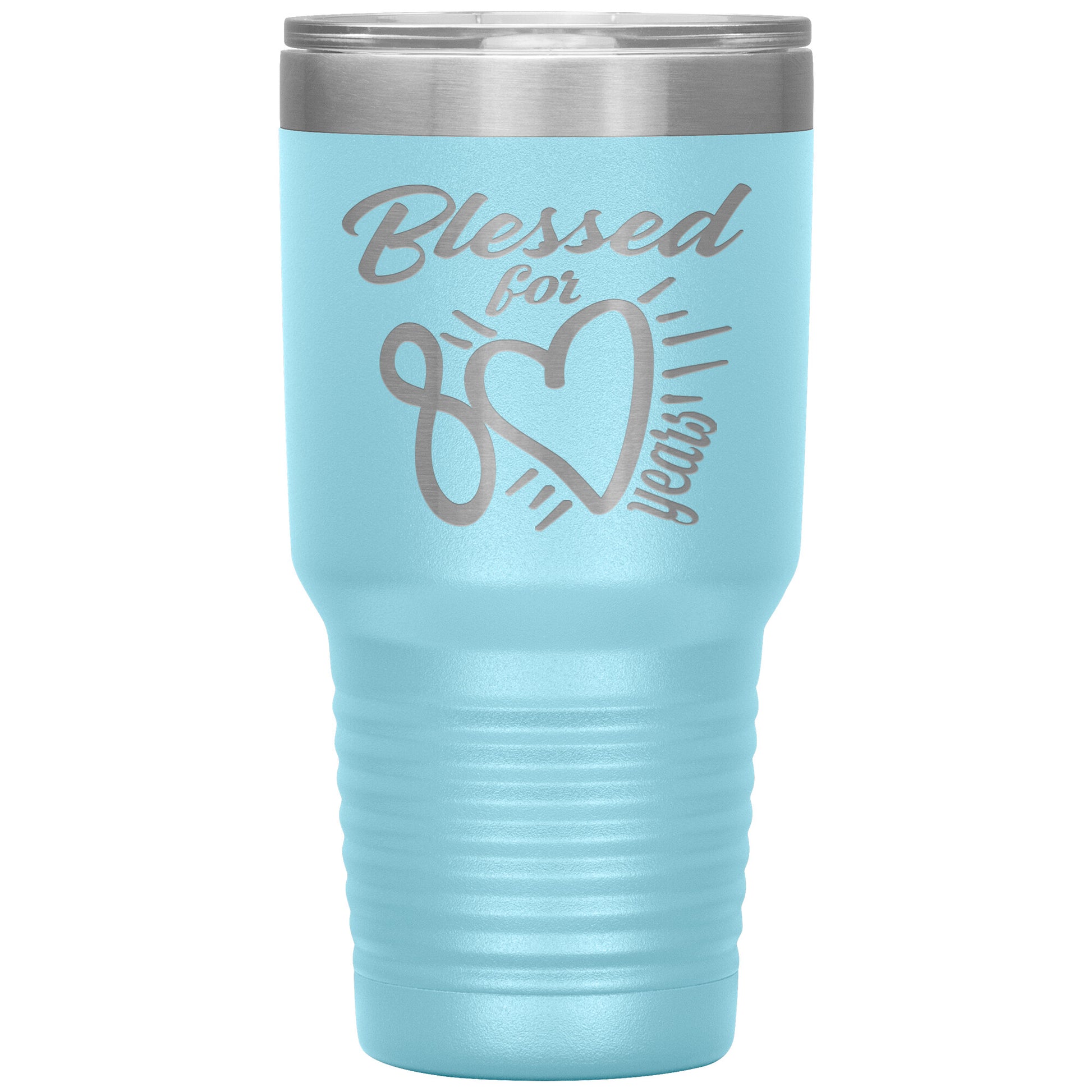 Blessed for 80 Years Tumbler