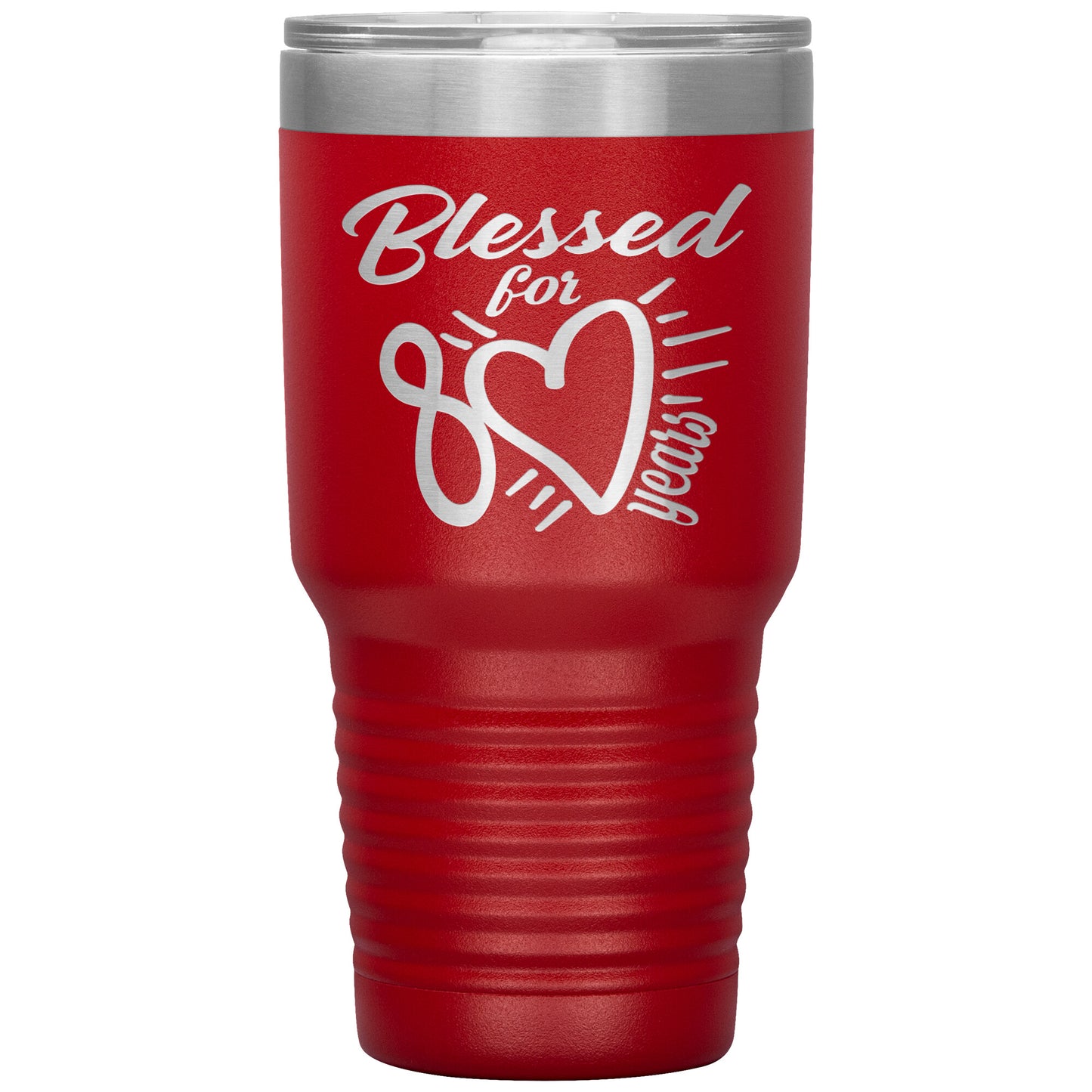 Blessed for 80 Years Tumbler
