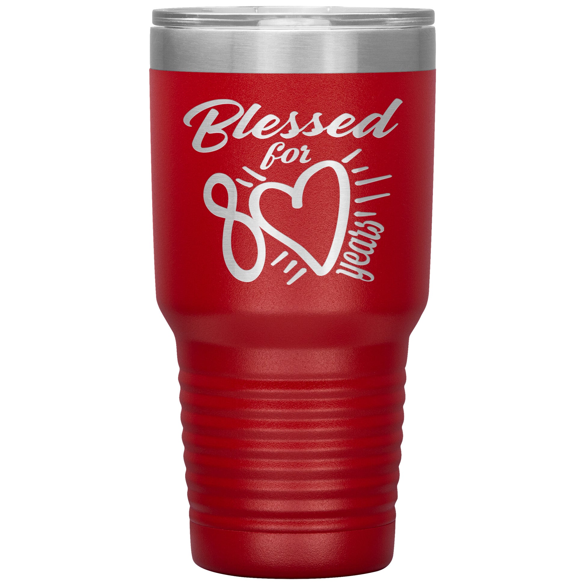 Blessed for 80 Years Tumbler