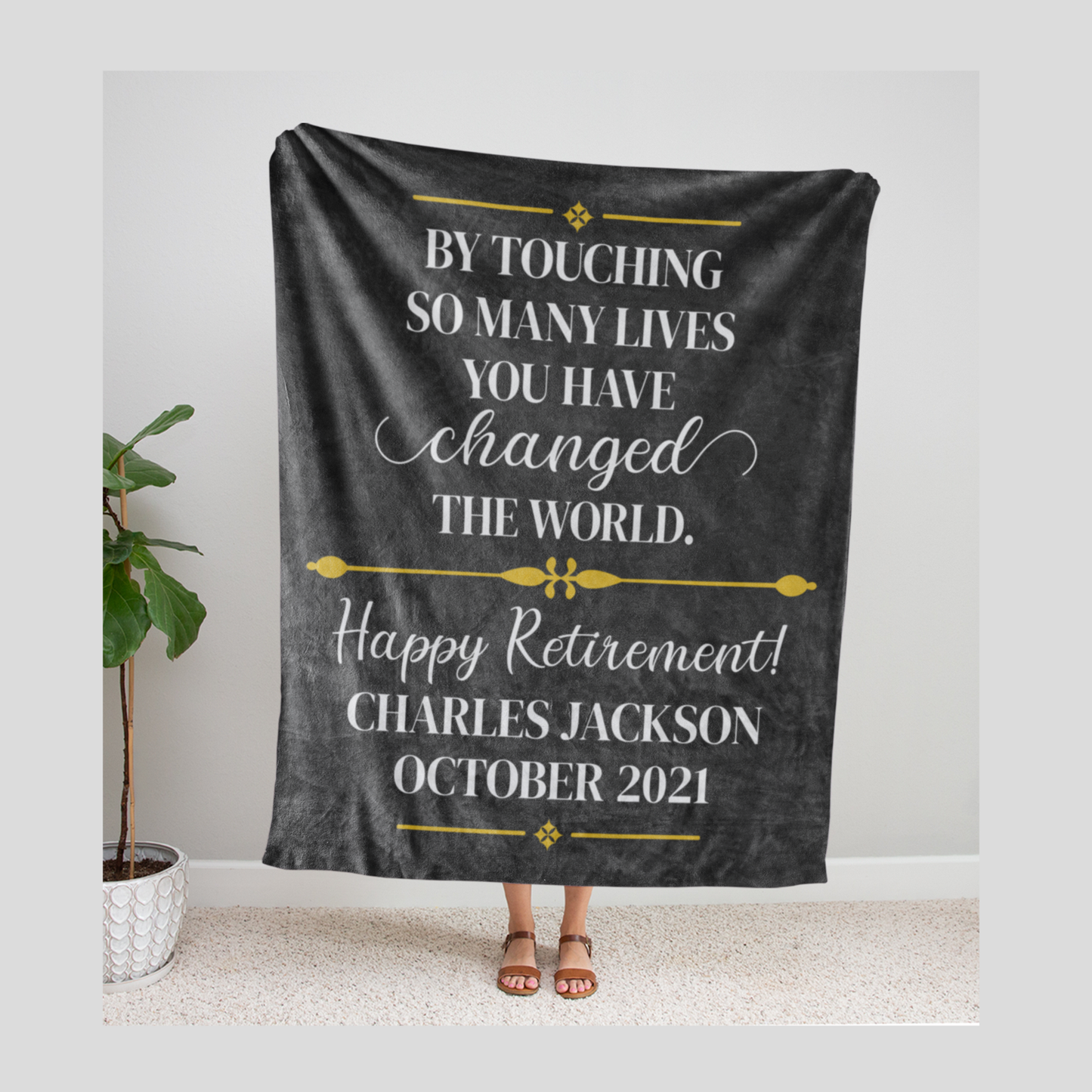 By Touching So Many Lives Blanket