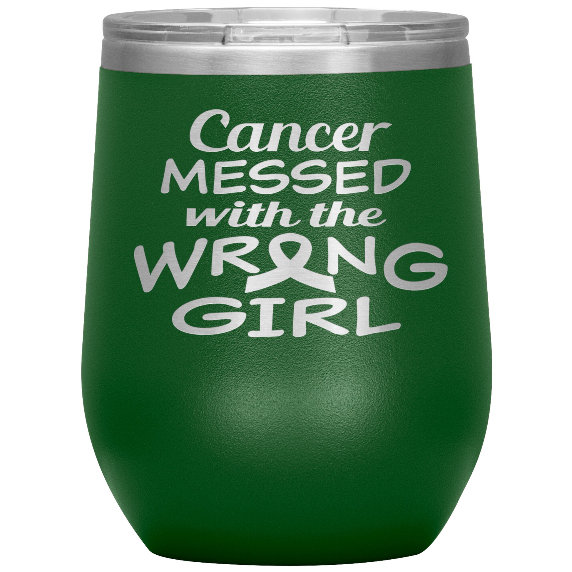 Cancer Messed with the Wrong Girl Tumbler
