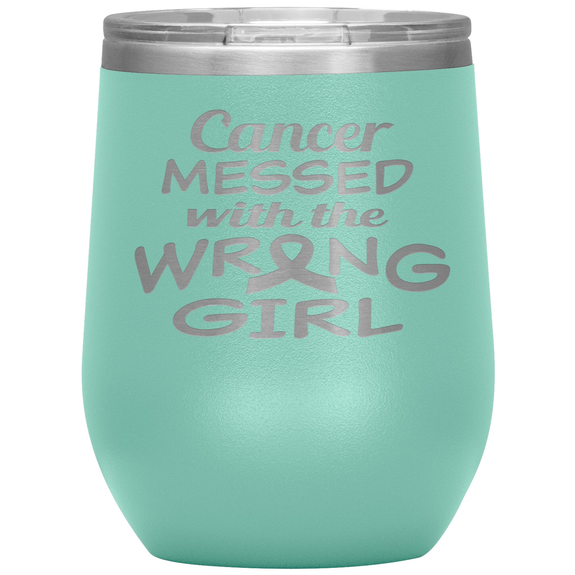 Cancer Messed with the Wrong Girl Tumbler