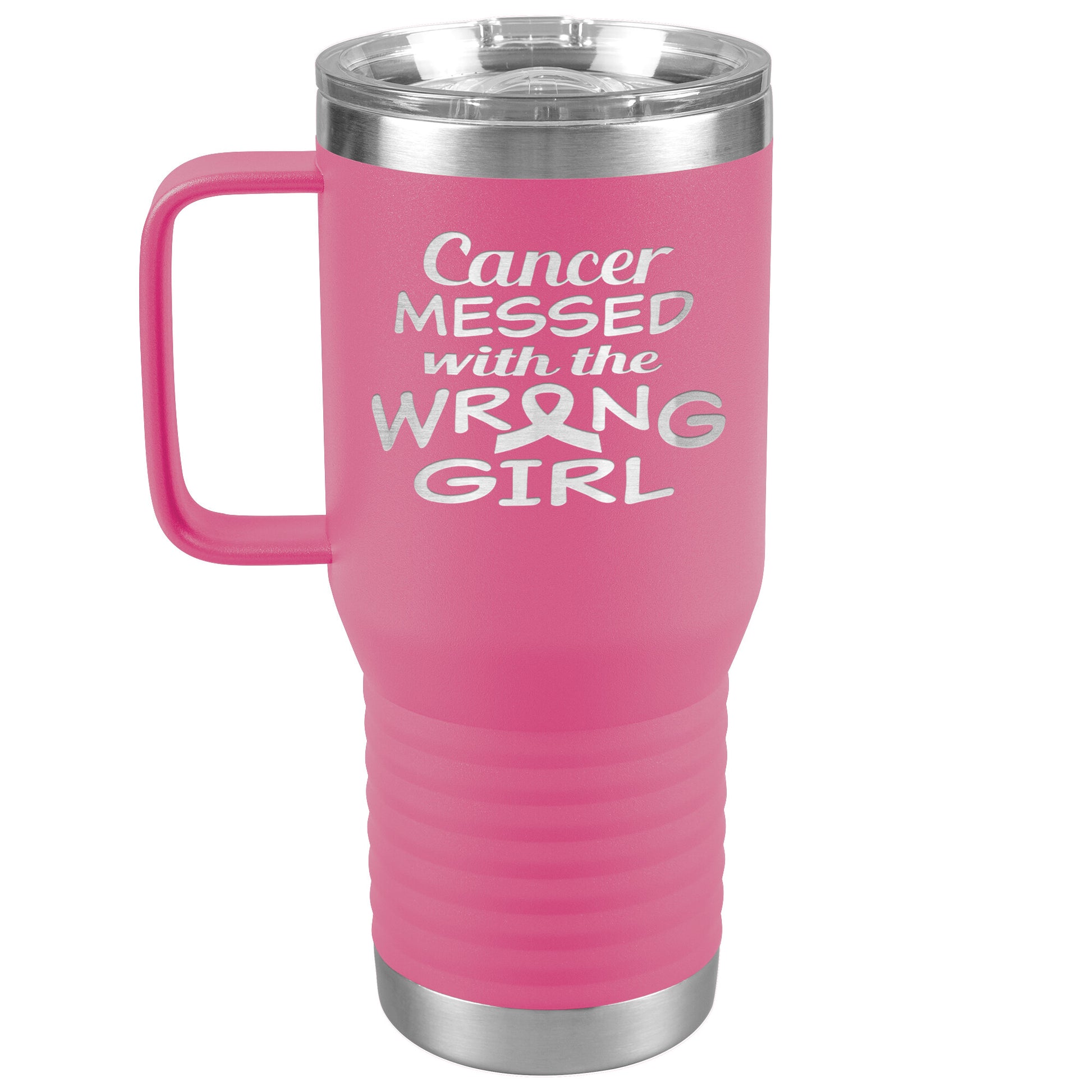 Cancer Messed with the Wrong Girl Tumbler
