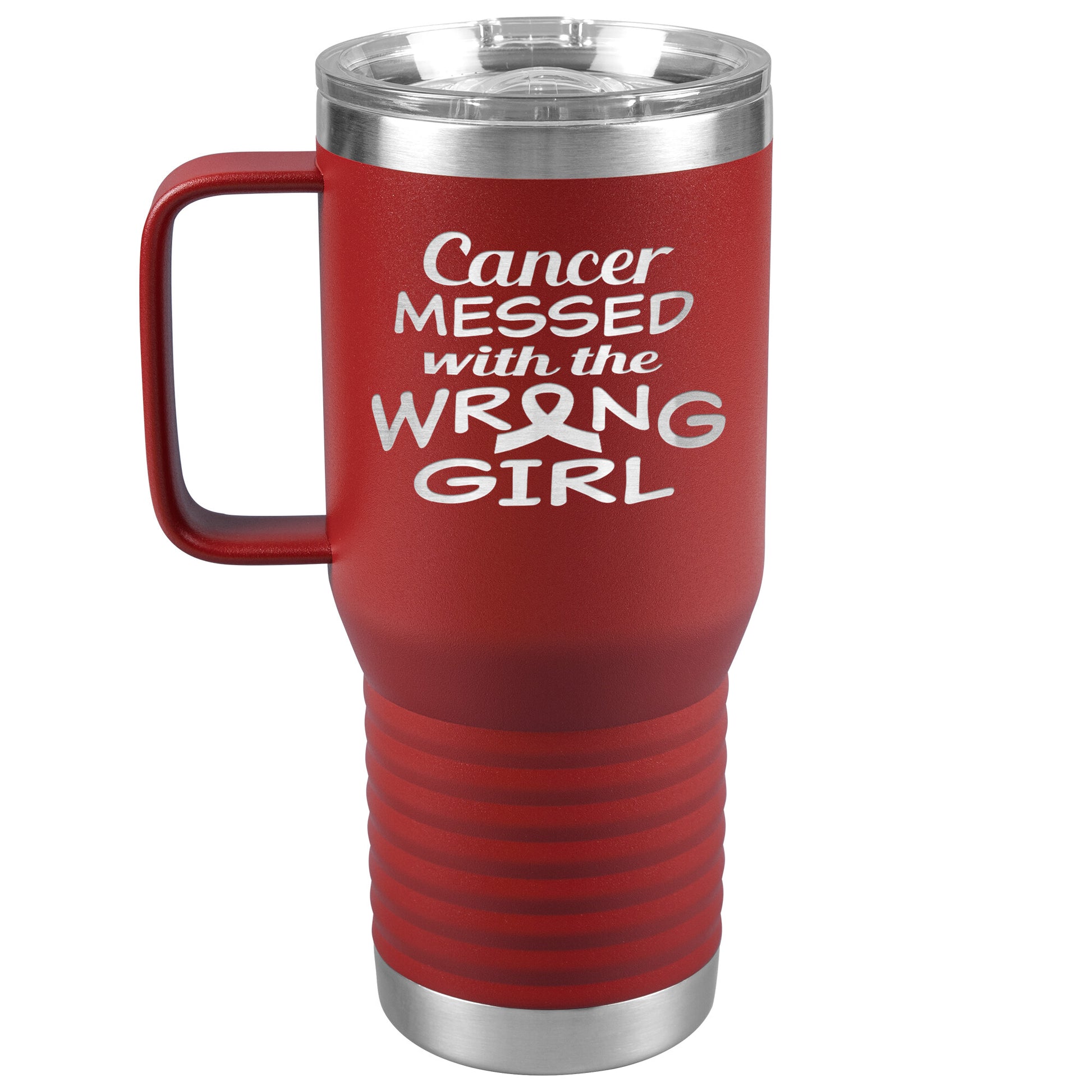 Cancer Messed with the Wrong Girl Tumbler