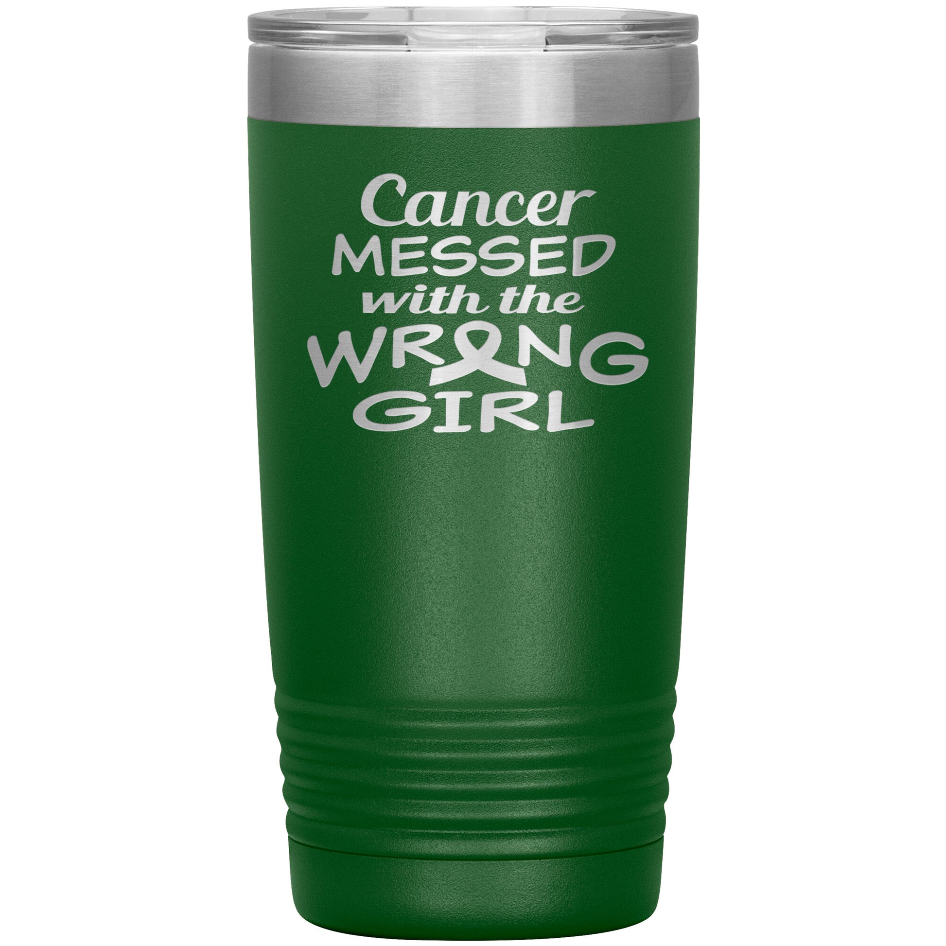 Cancer Messed with the Wrong Girl Tumbler