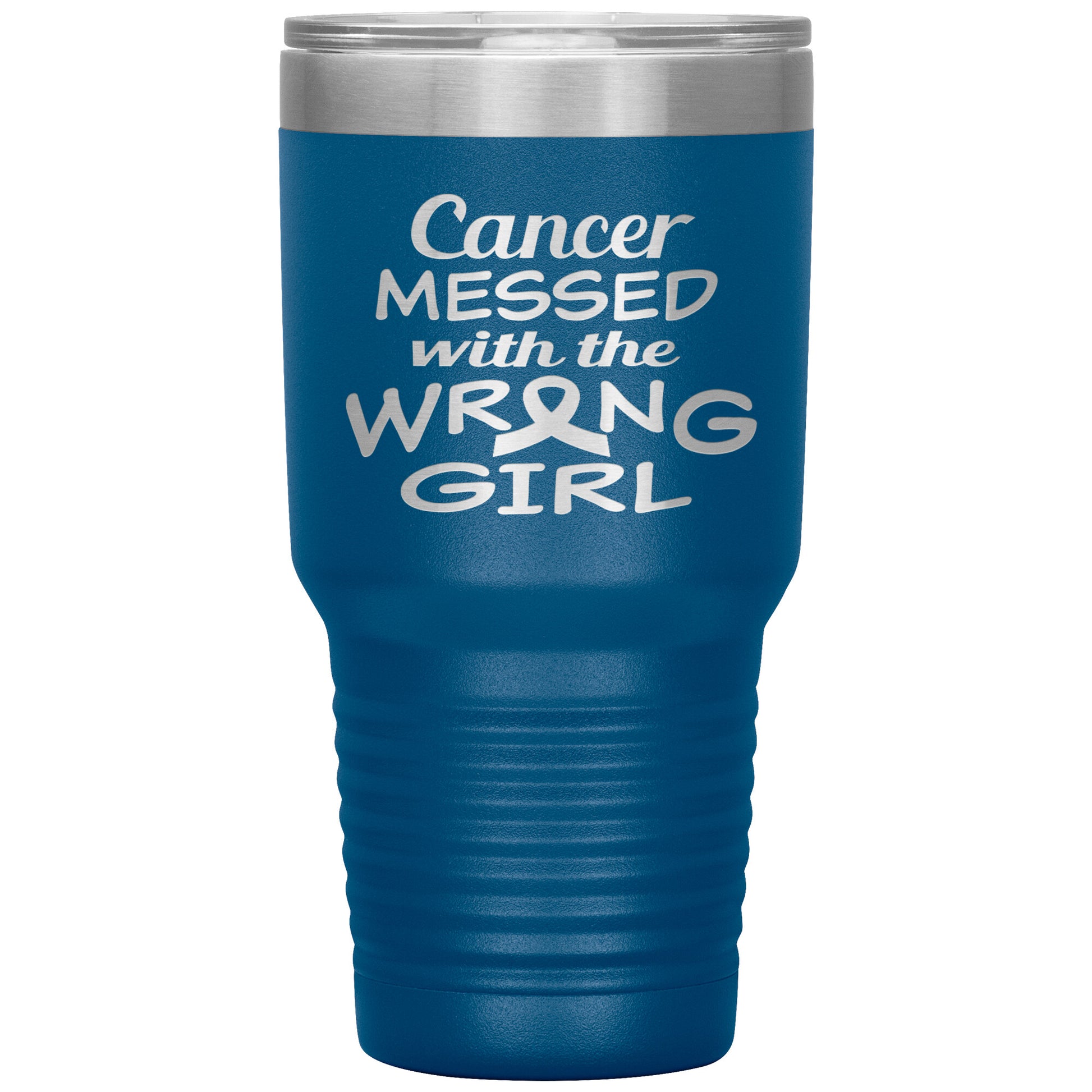 Cancer Messed with the Wrong Girl Tumbler