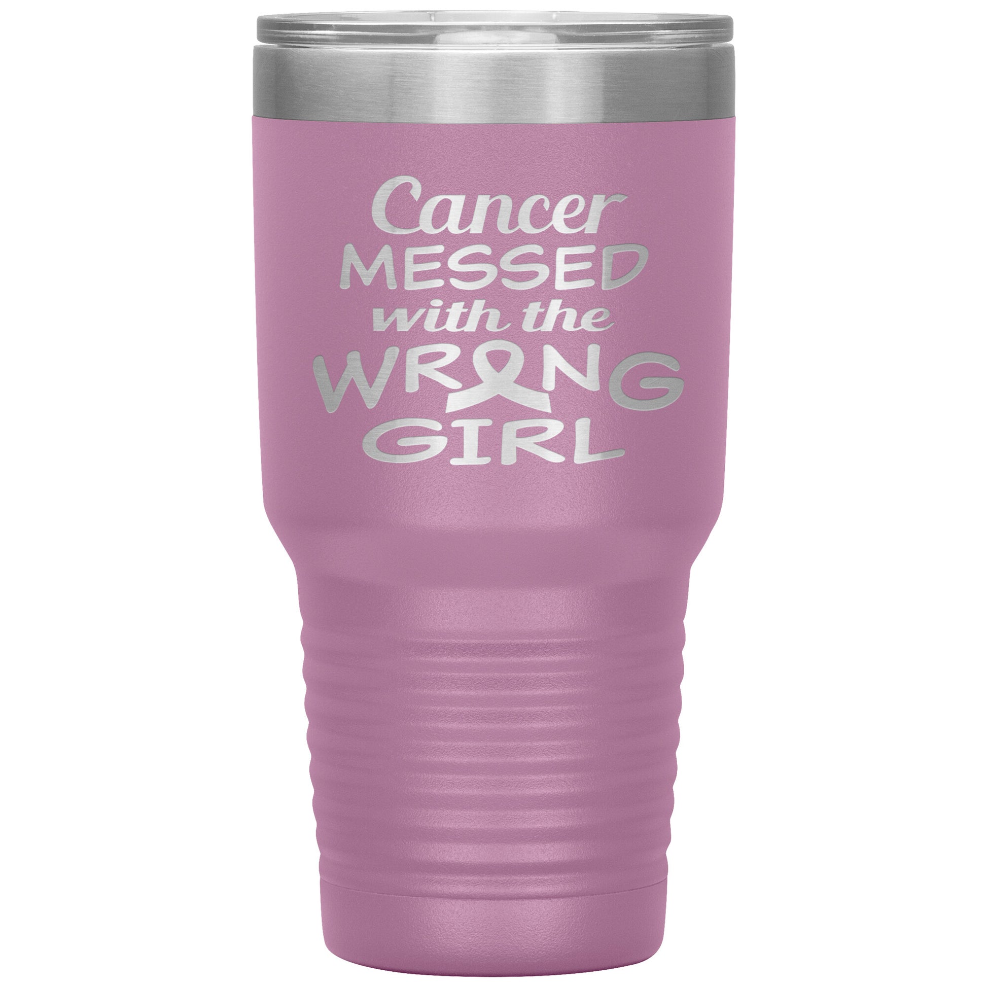 Cancer Messed with the Wrong Girl Tumbler