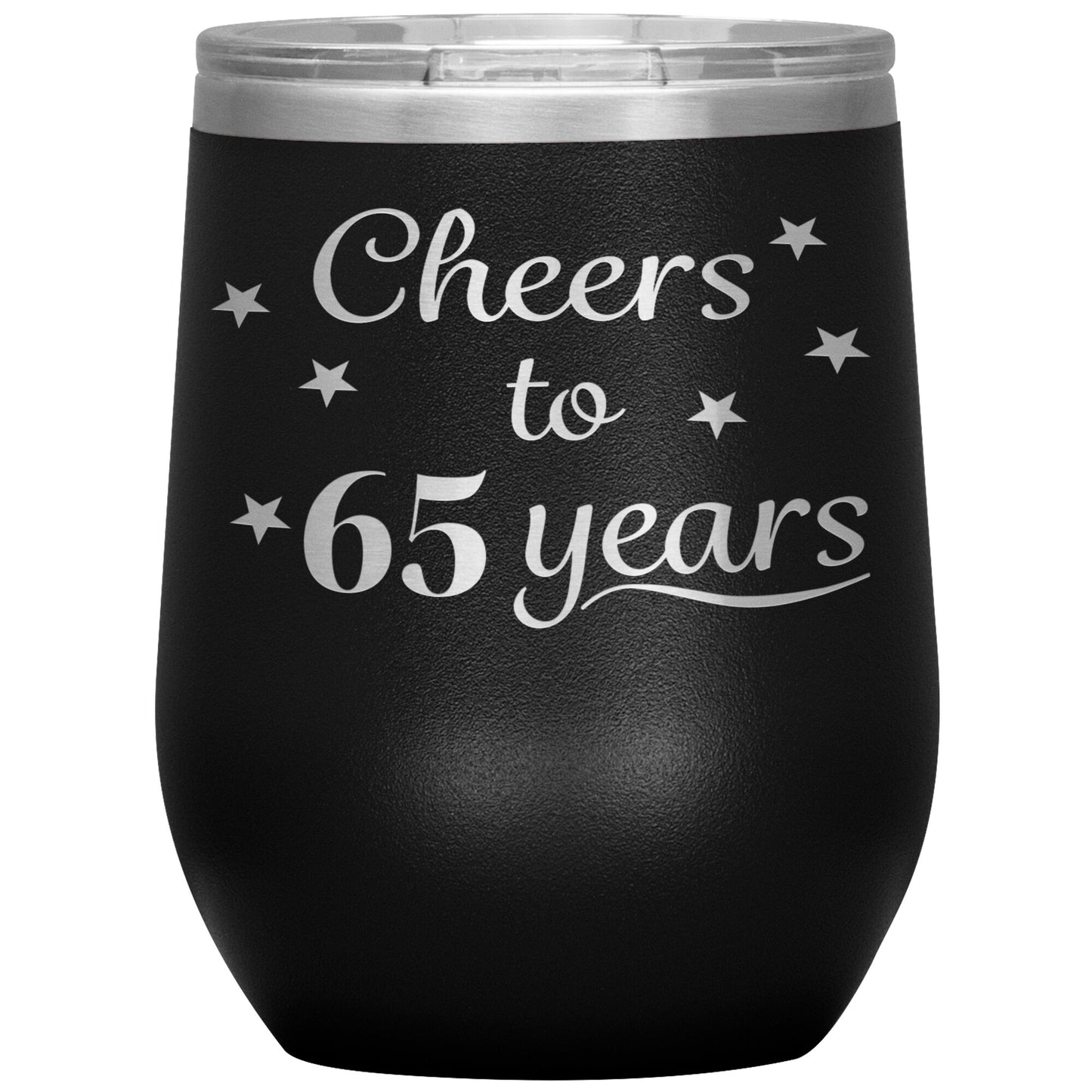 Cheers to 65 Years Birthday Tumbler