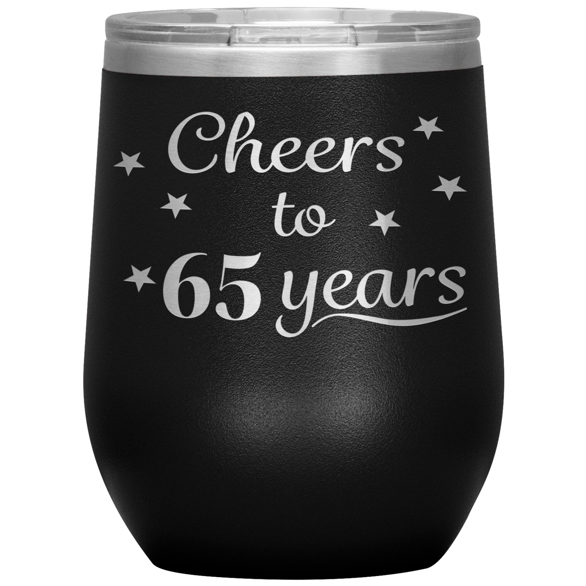 Cheers to 65 Years Birthday Tumbler
