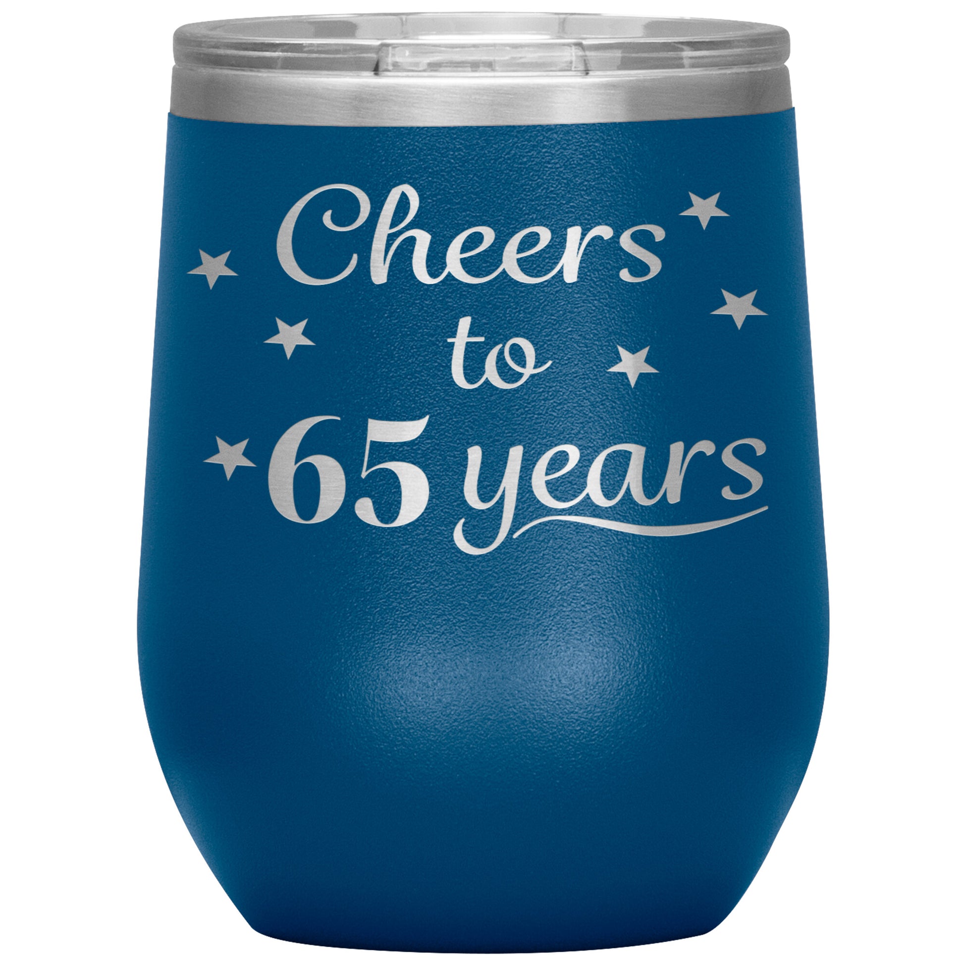 Cheers to 65 Years Birthday Tumbler