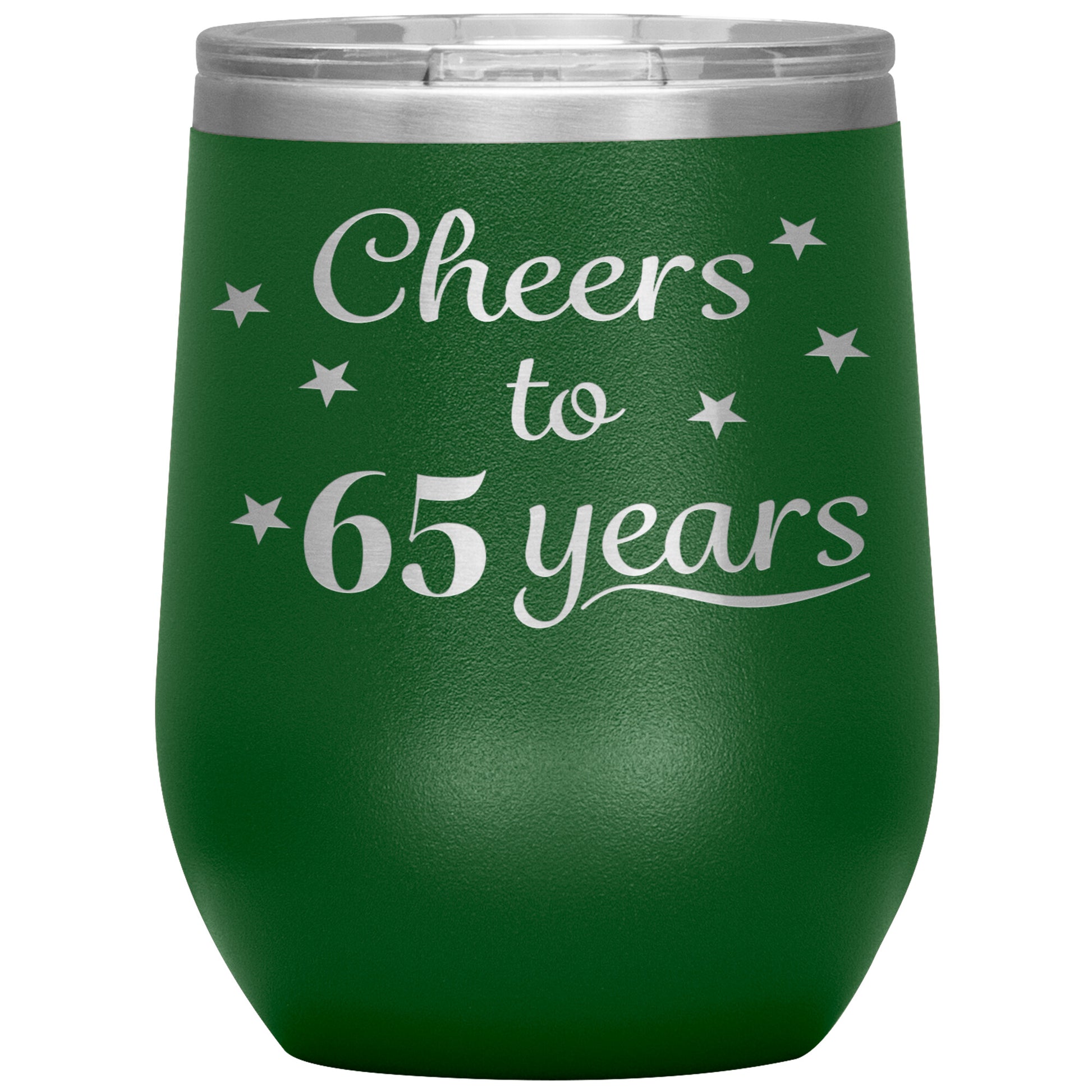 Cheers to 65 Years Birthday Tumbler