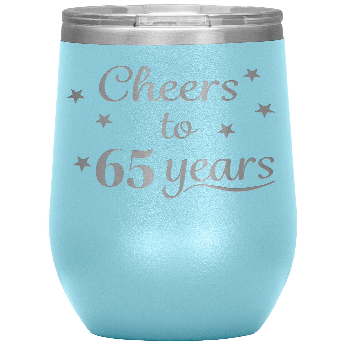 Cheers to 65 Years Birthday Tumbler