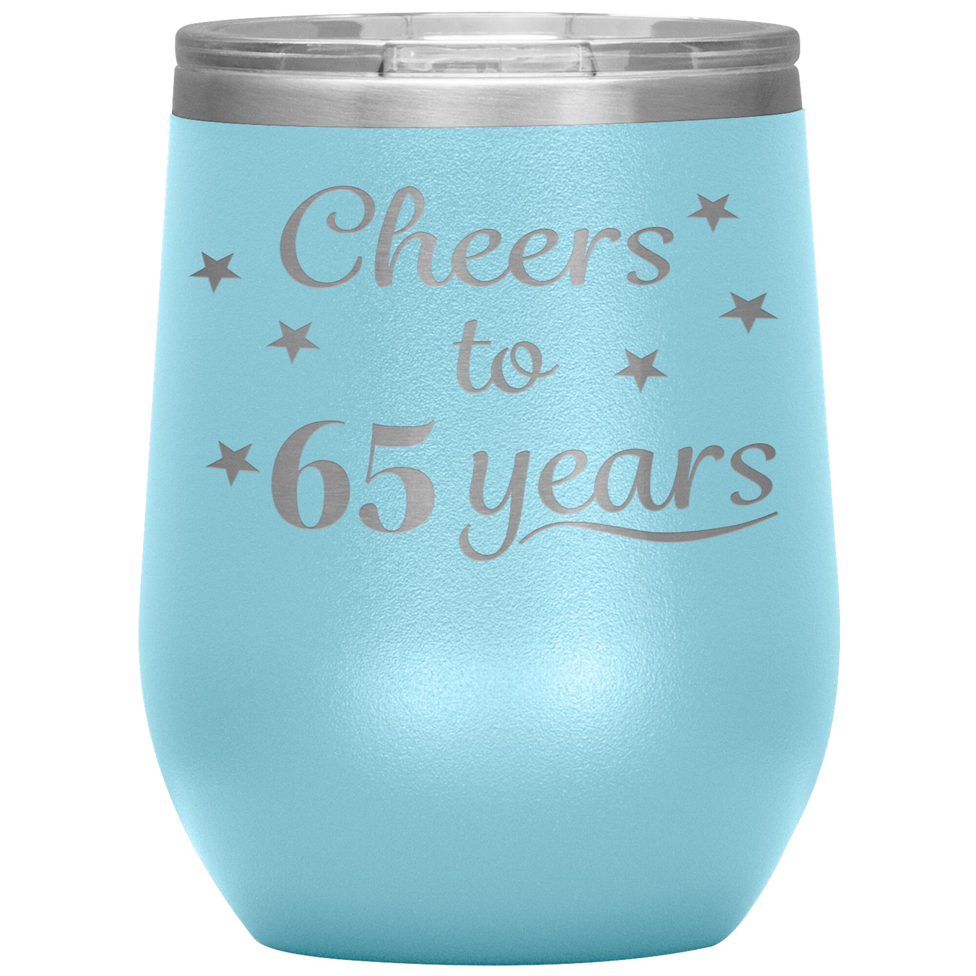 Cheers to 65 Years Birthday Tumbler