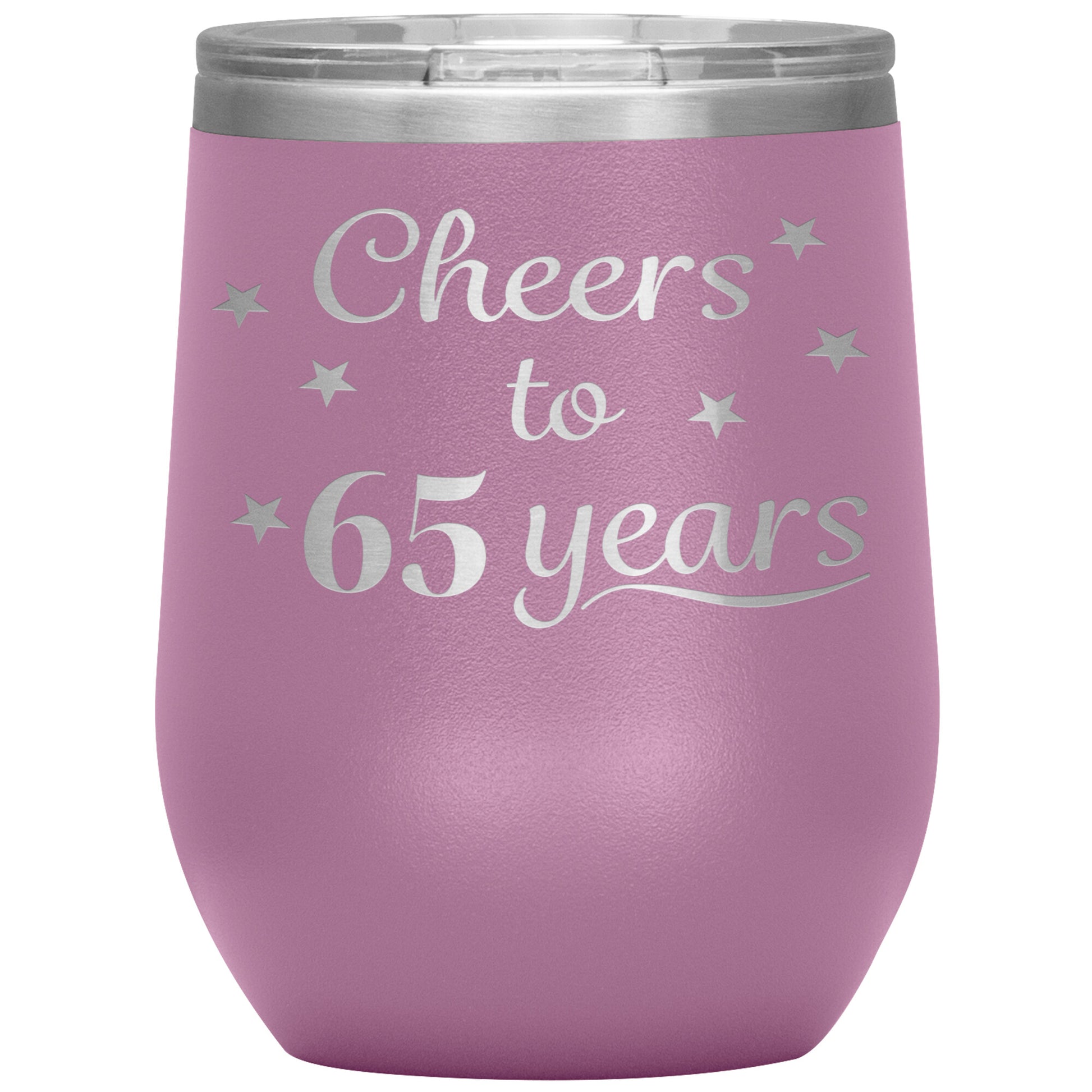 Cheers to 65 Years Birthday Tumbler
