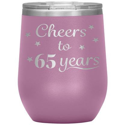 Cheers to 65 Years Birthday Tumbler