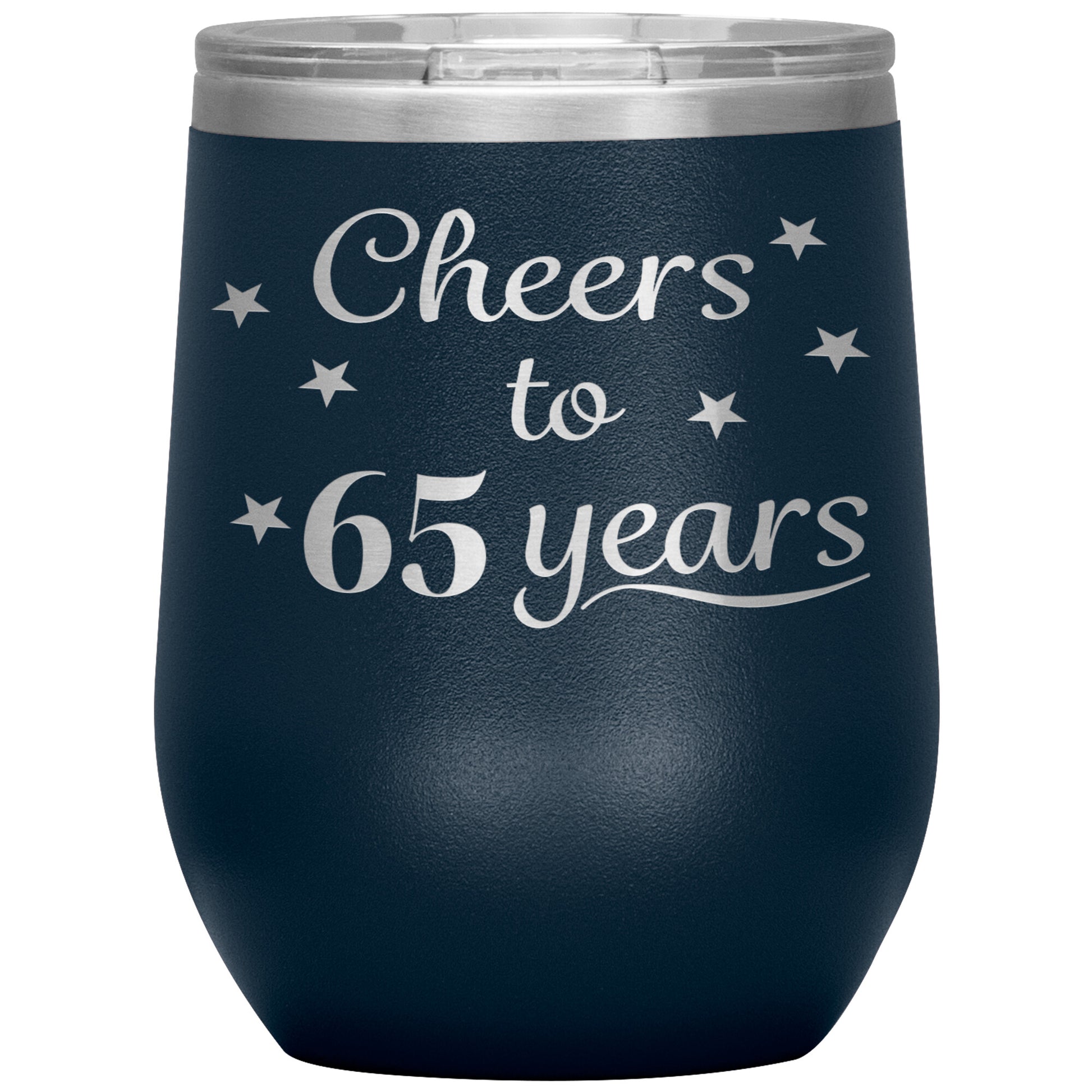 Cheers to 65 Years Birthday Tumbler