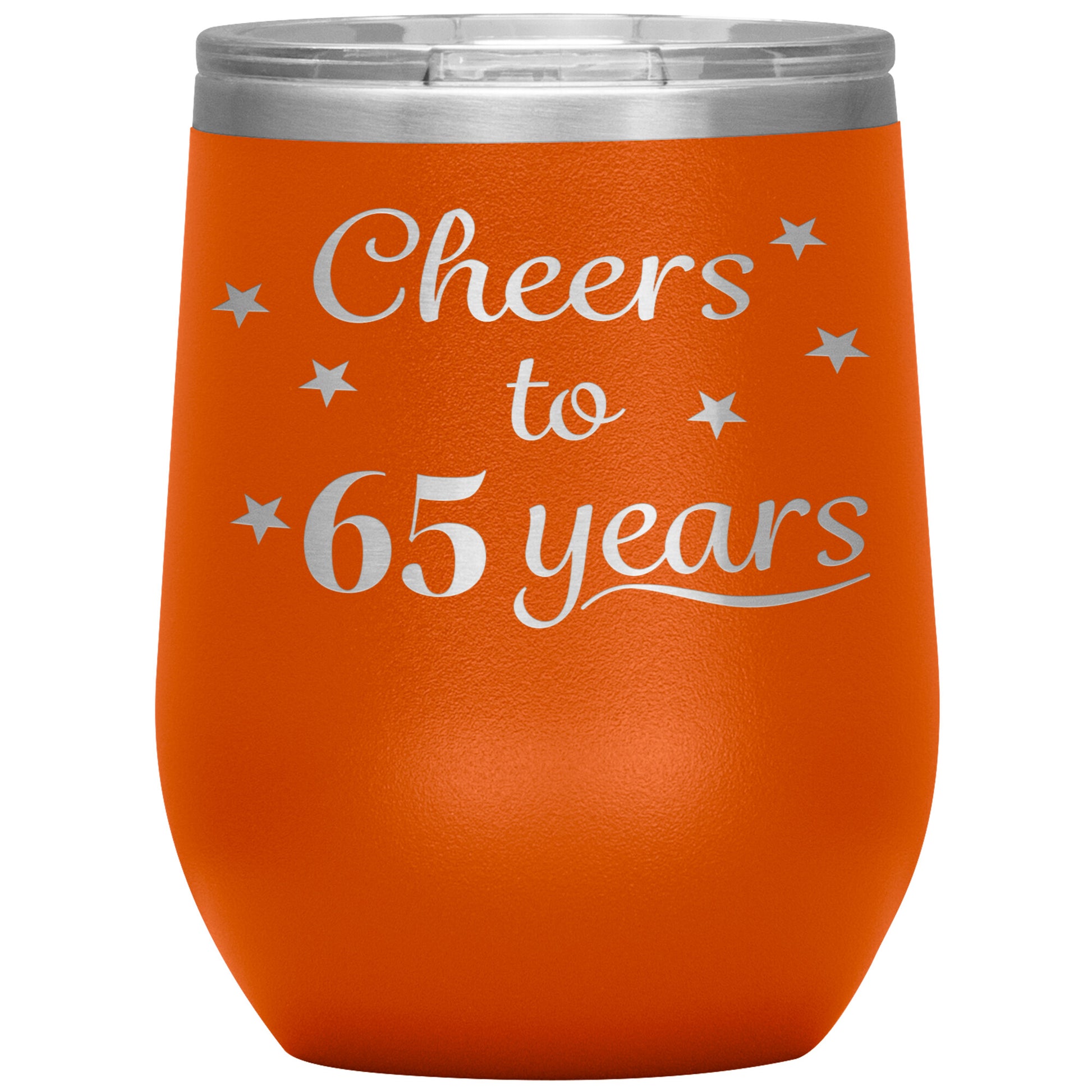 Cheers to 65 Years Birthday Tumbler