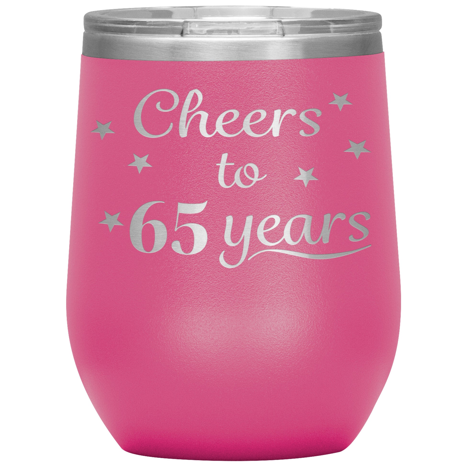 Cheers to 65 Years Birthday Tumbler