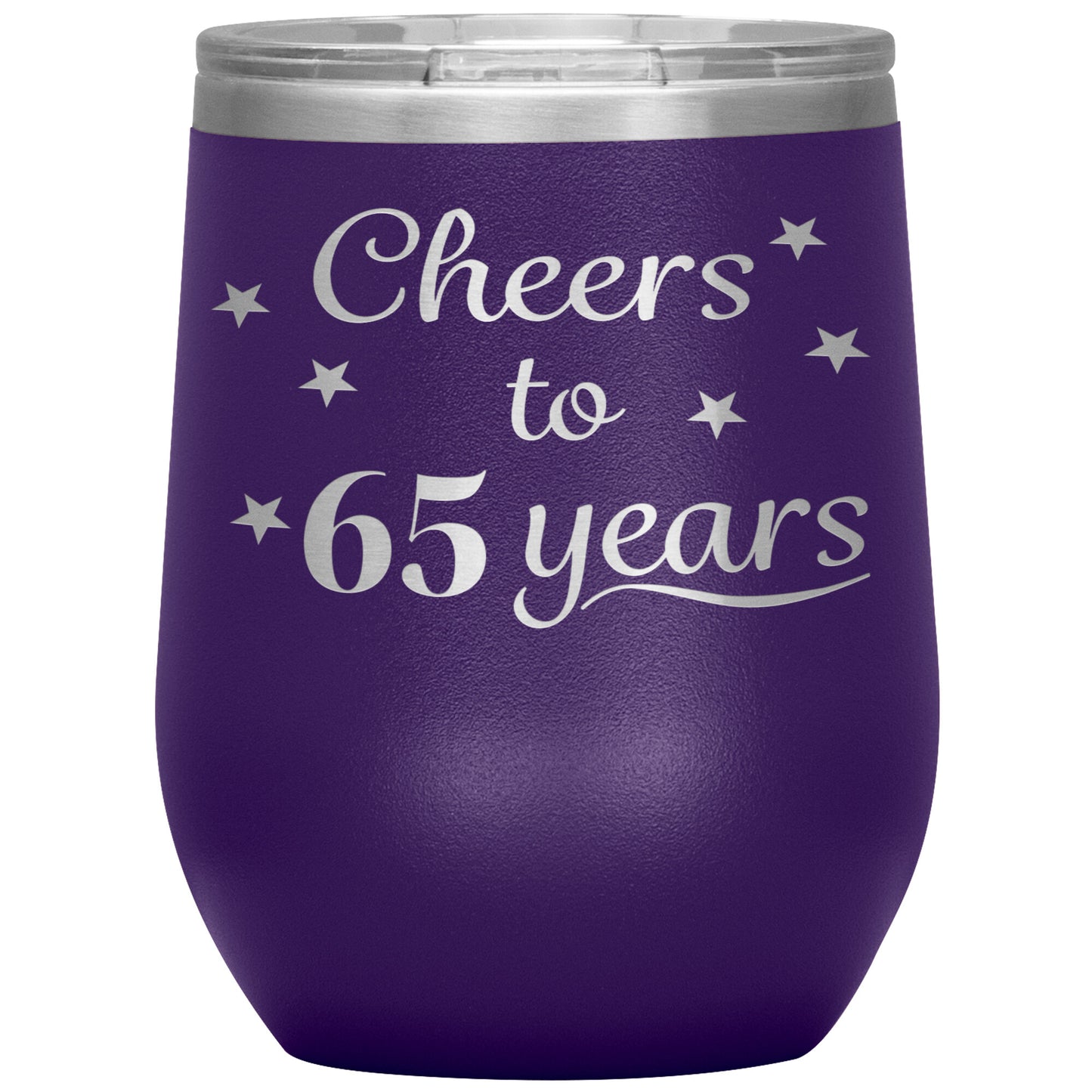Cheers to 65 Years Birthday Tumbler