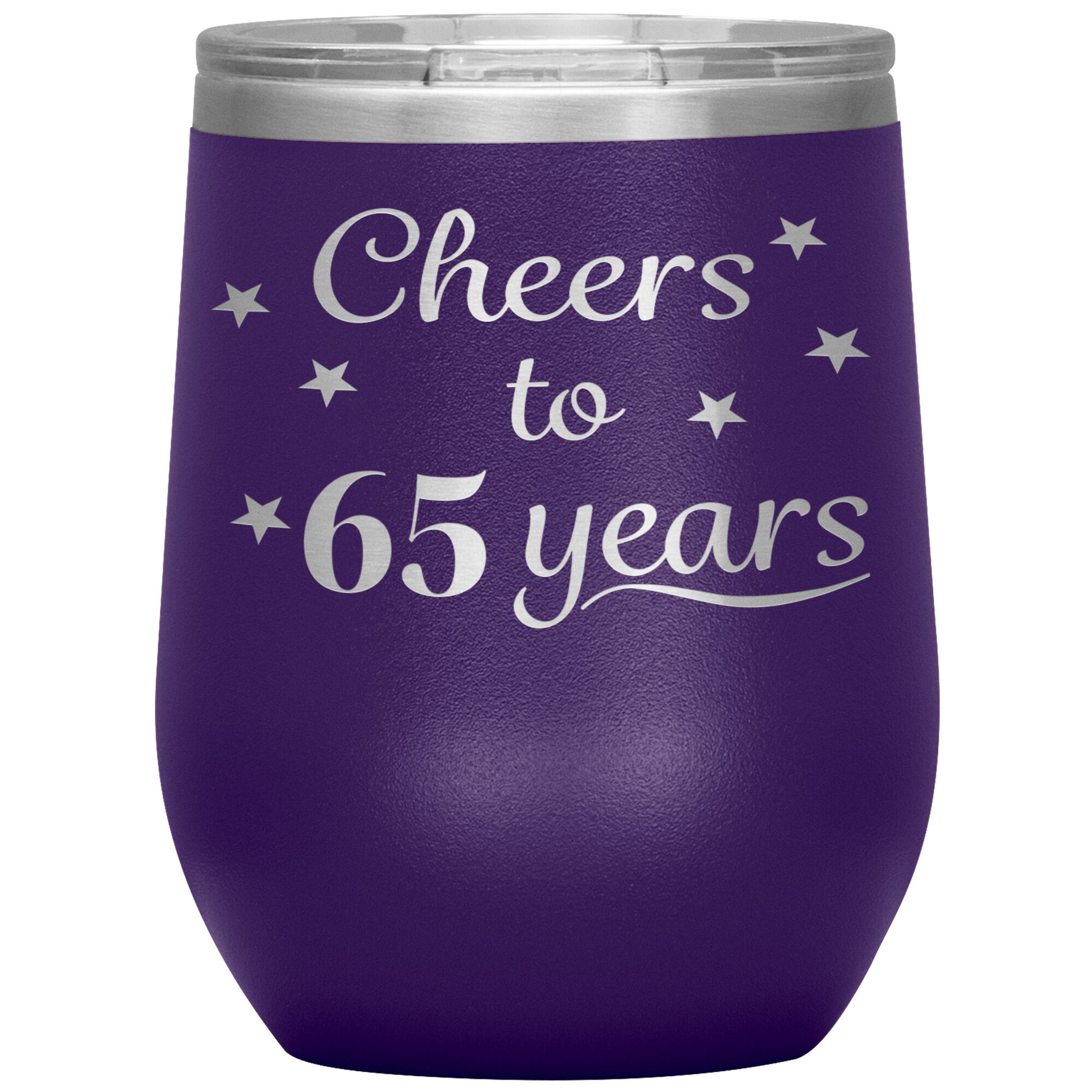 Cheers to 65 Years Birthday Tumbler