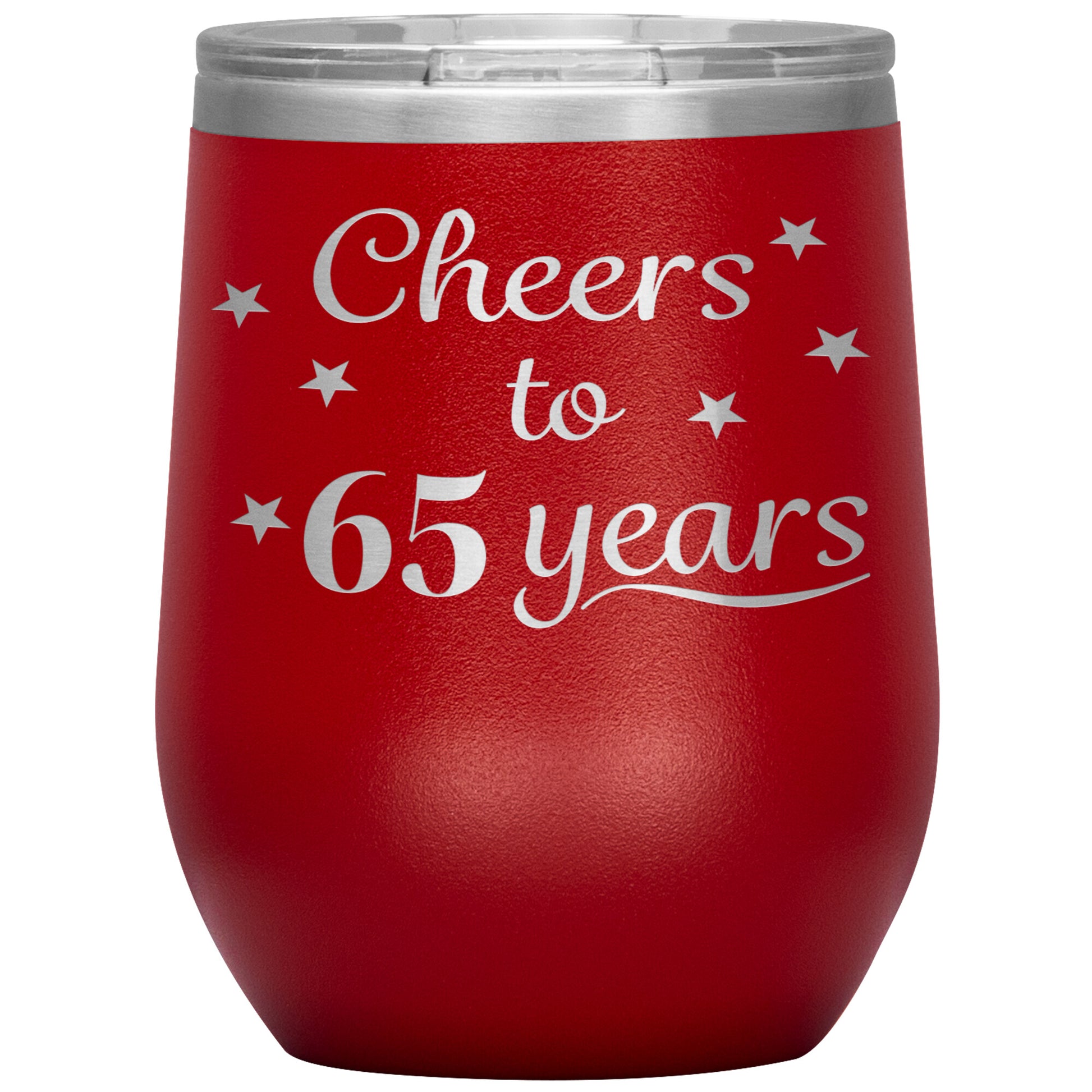 Cheers to 65 Years Birthday Tumbler