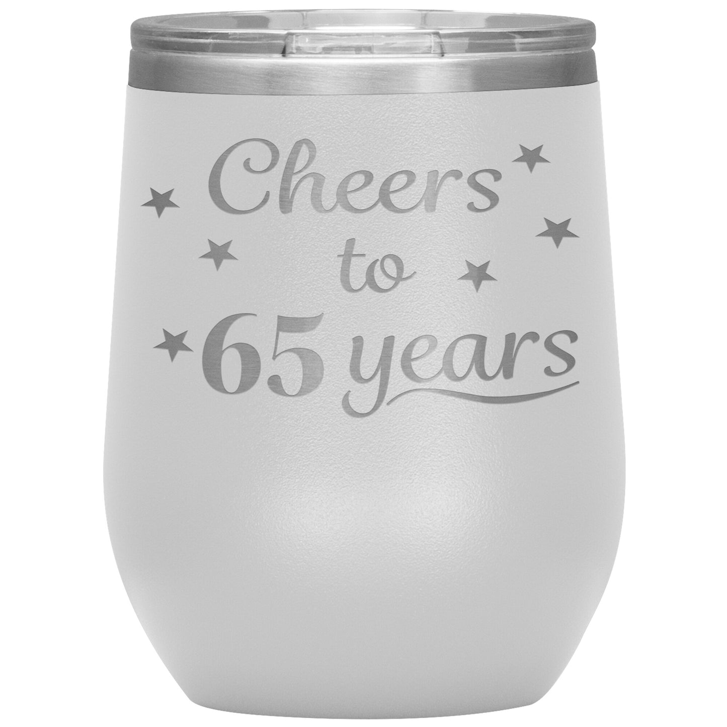 Cheers to 65 Years Birthday Tumbler