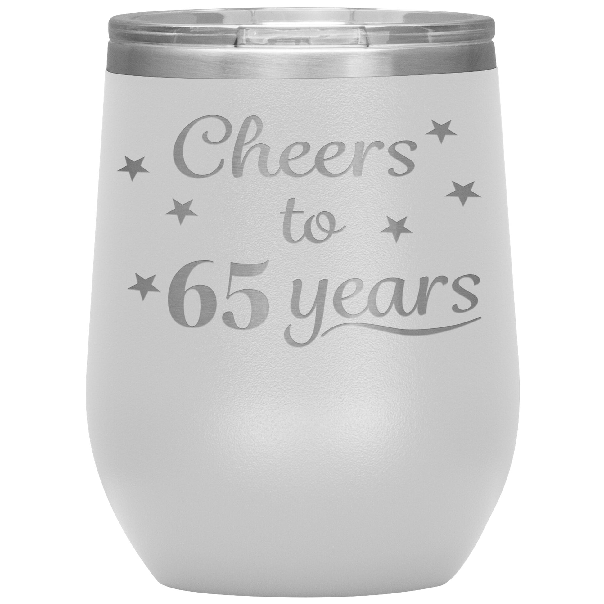 Cheers to 65 Years Birthday Tumbler