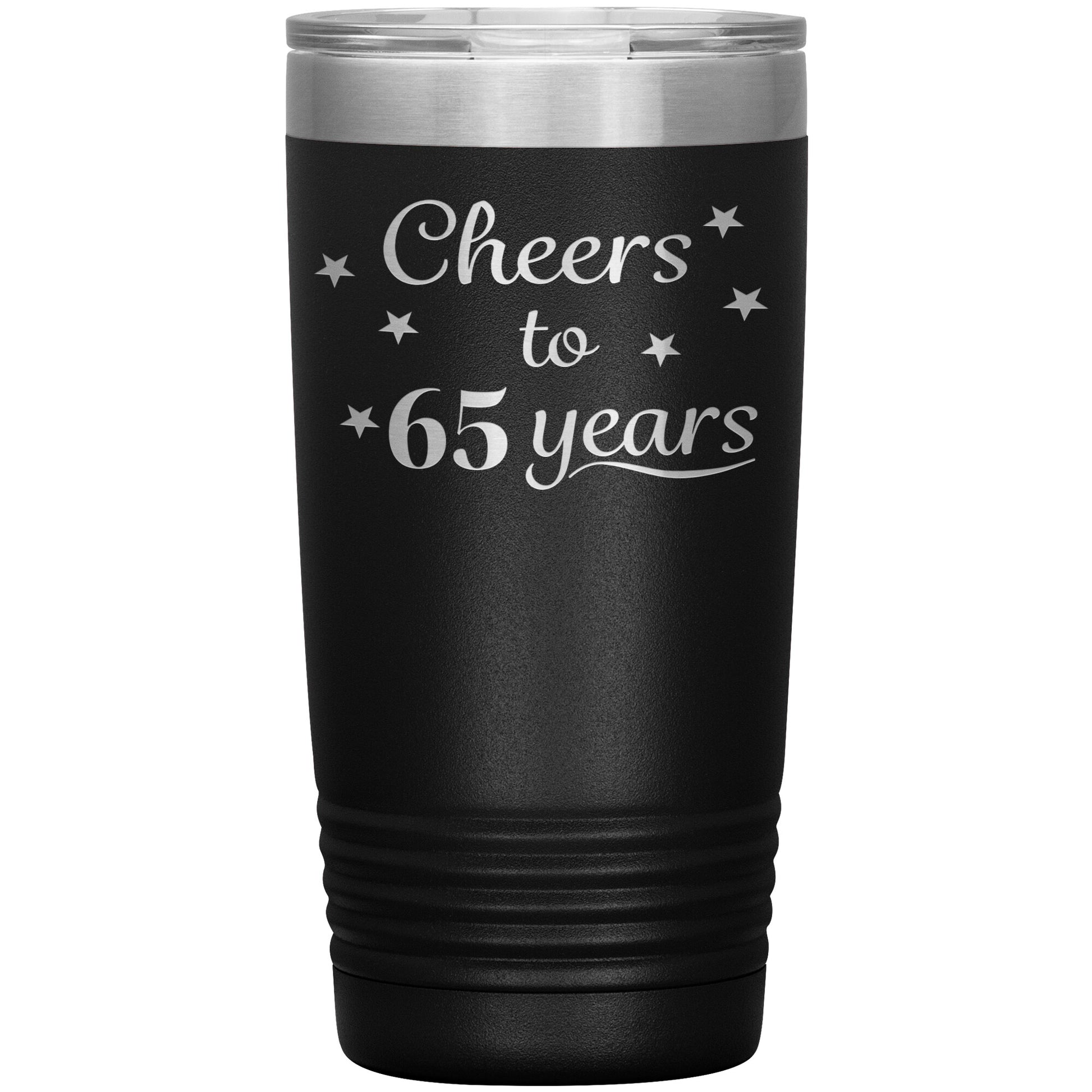 Cheers to 65 Years Birthday Tumbler