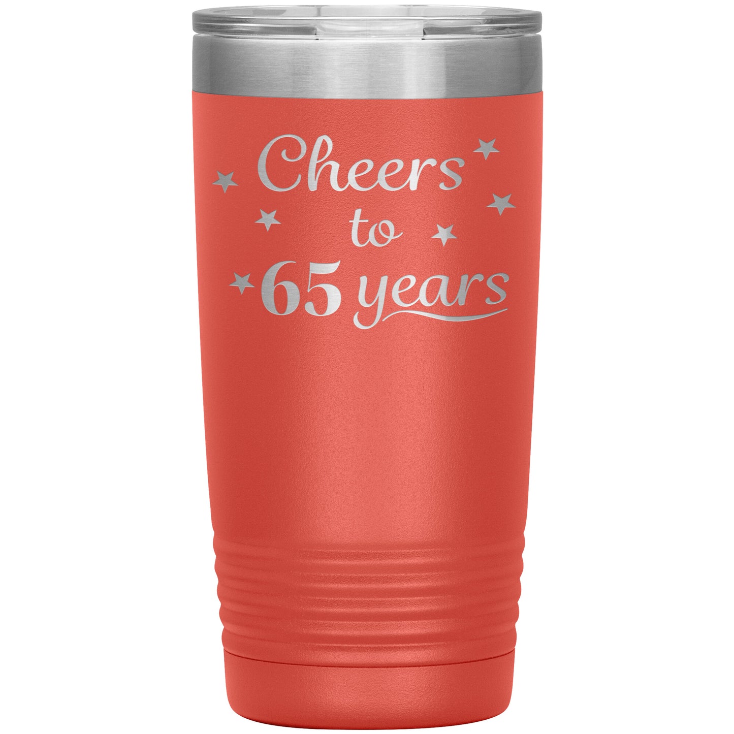 Cheers to 65 Years Birthday Tumbler
