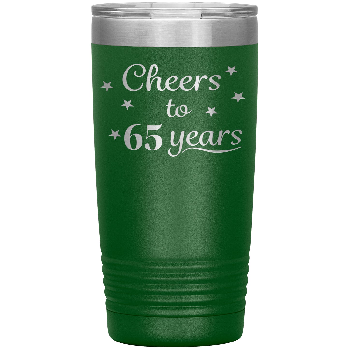 Cheers to 65 Years Birthday Tumbler