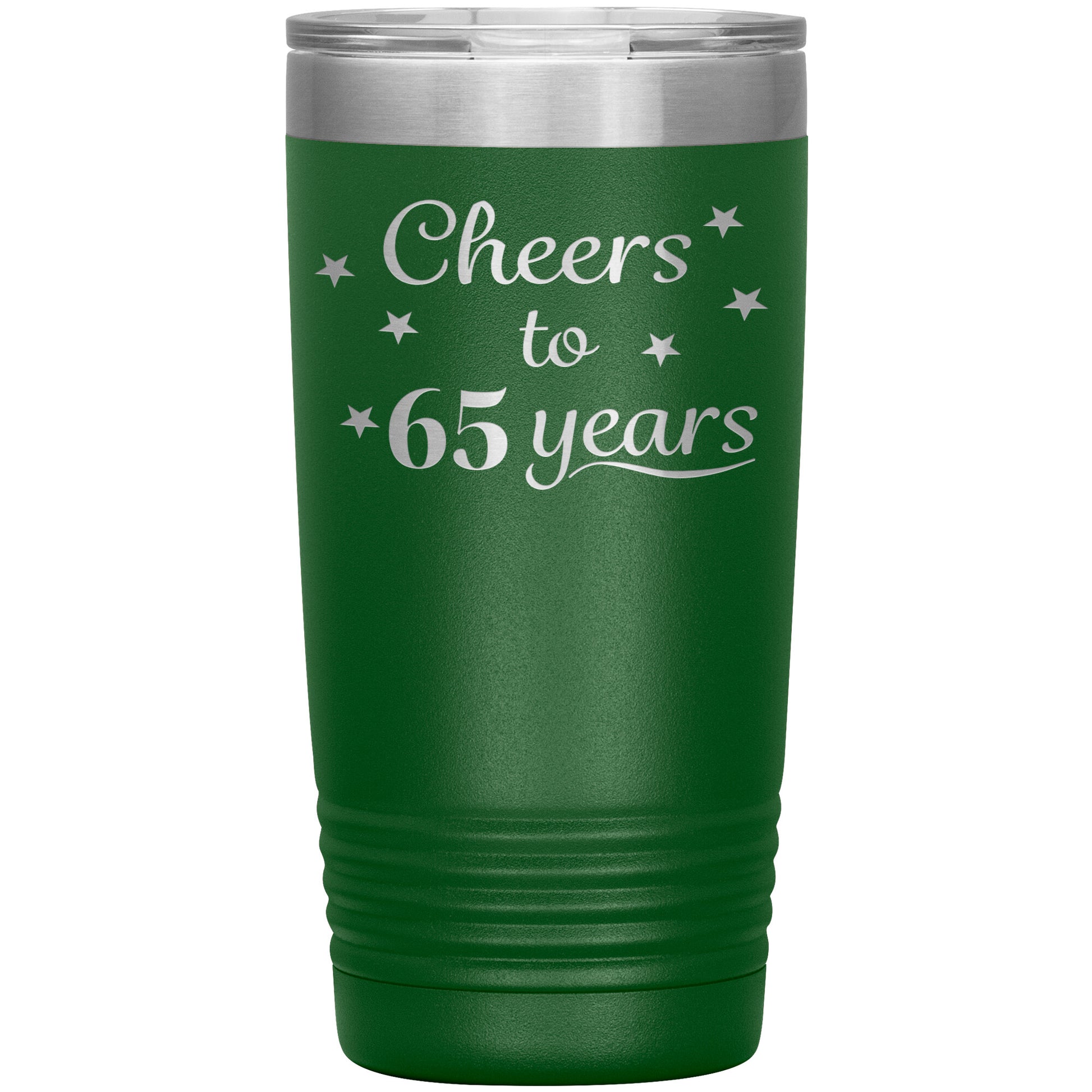 Cheers to 65 Years Birthday Tumbler
