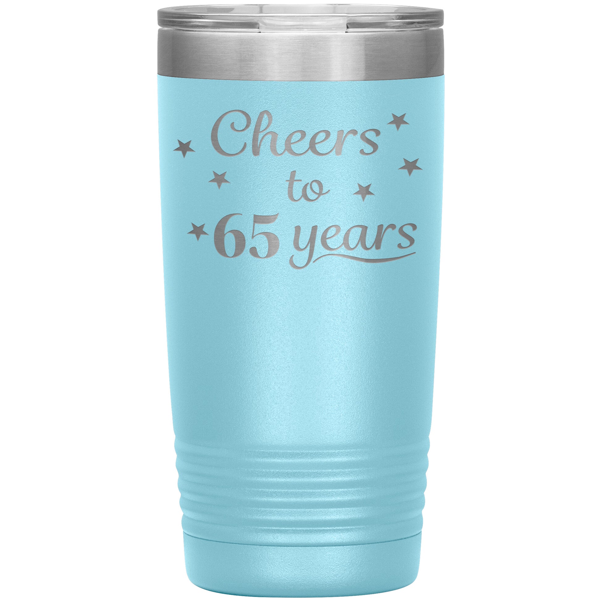 Cheers to 65 Years Birthday Tumbler