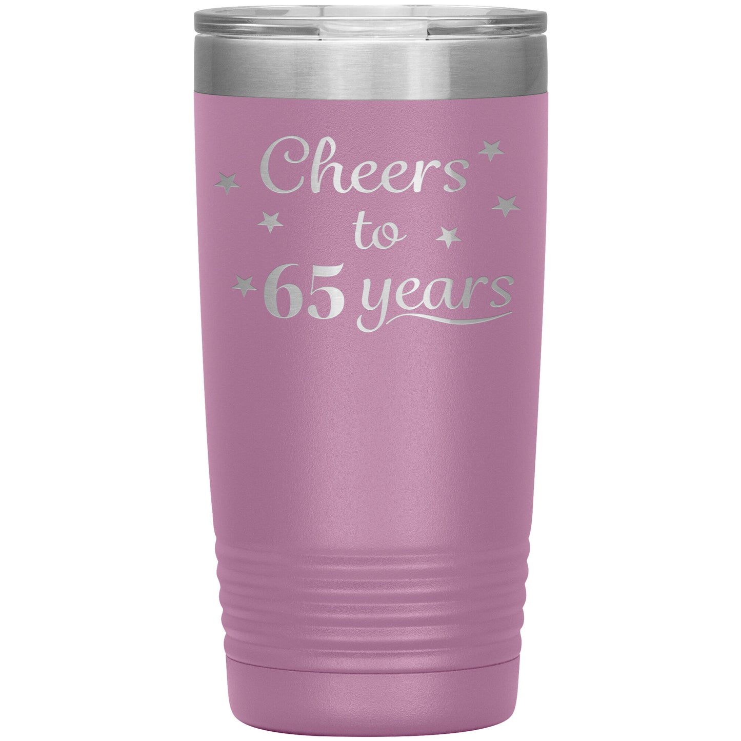 Cheers to 65 Years Birthday Tumbler