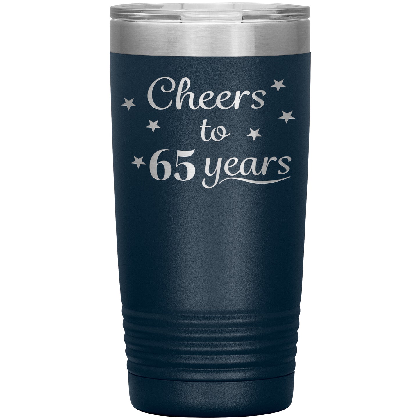 Cheers to 65 Years Birthday Tumbler