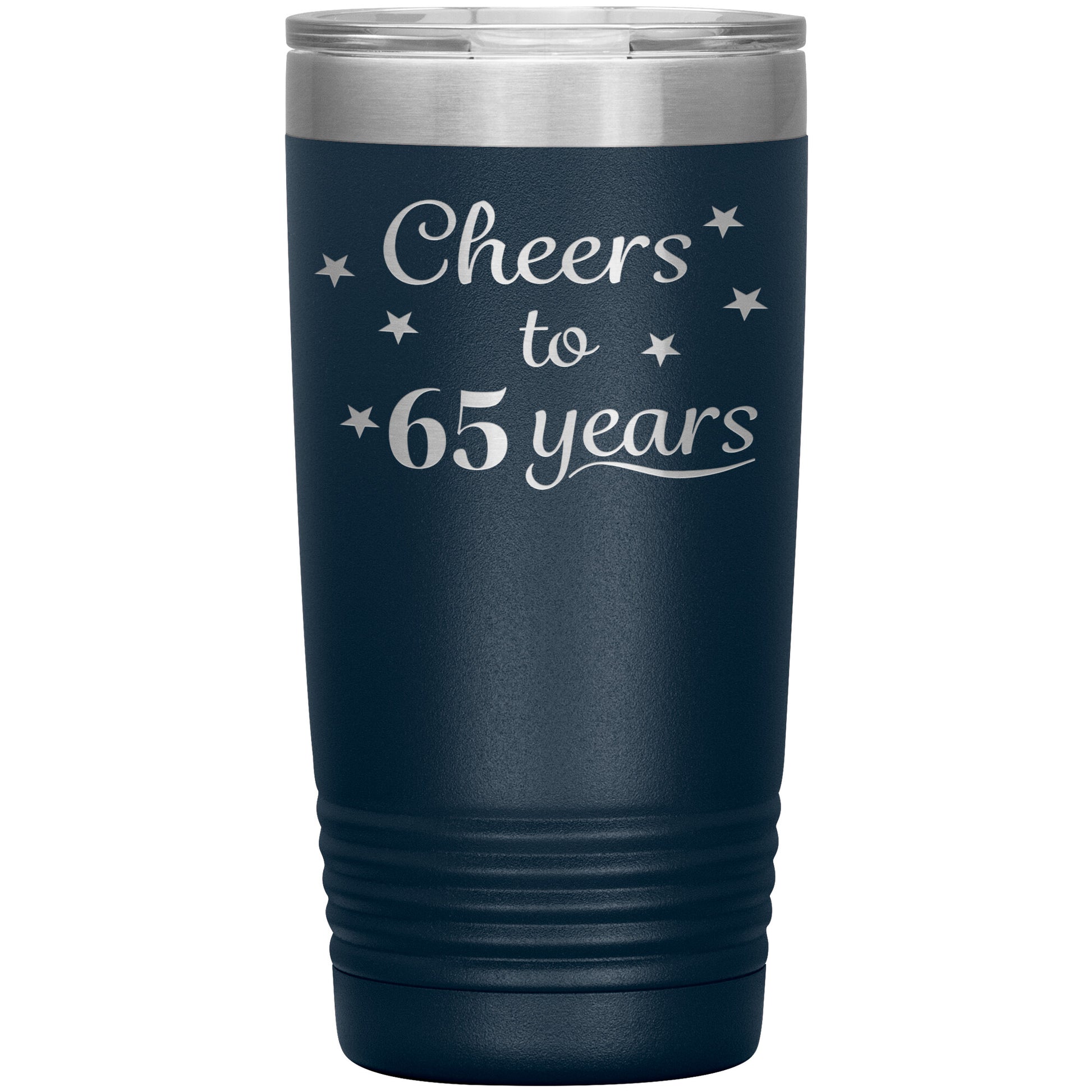 Cheers to 65 Years Birthday Tumbler