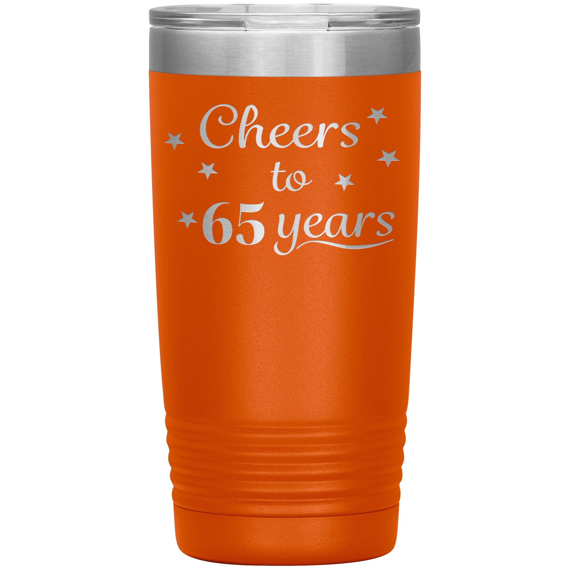 Cheers to 65 Years Birthday Tumbler