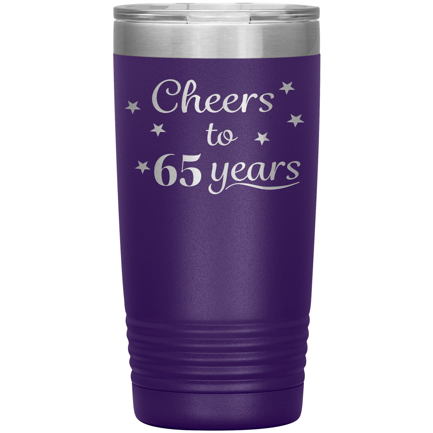 Cheers to 65 Years Birthday Tumbler