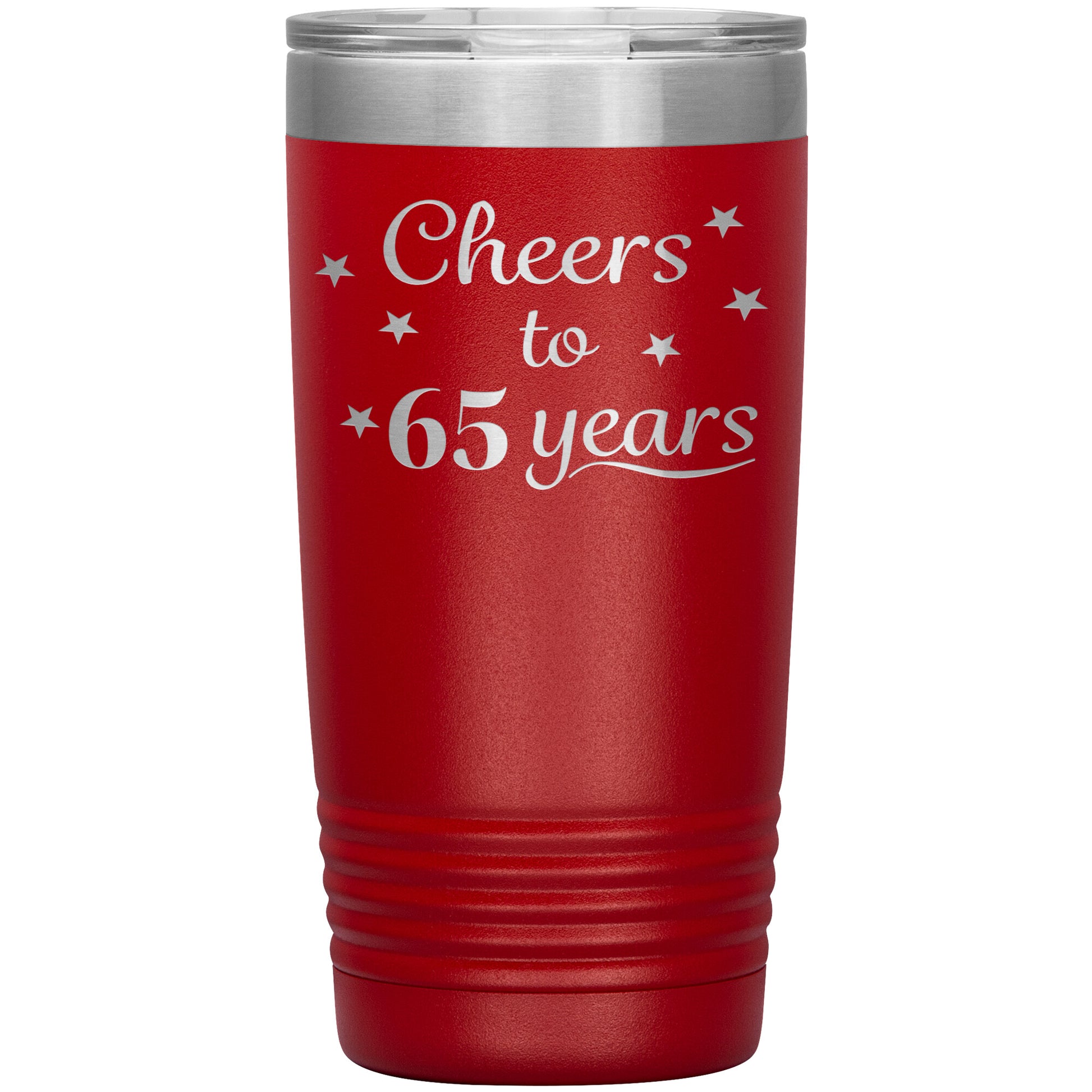 Cheers to 65 Years Birthday Tumbler
