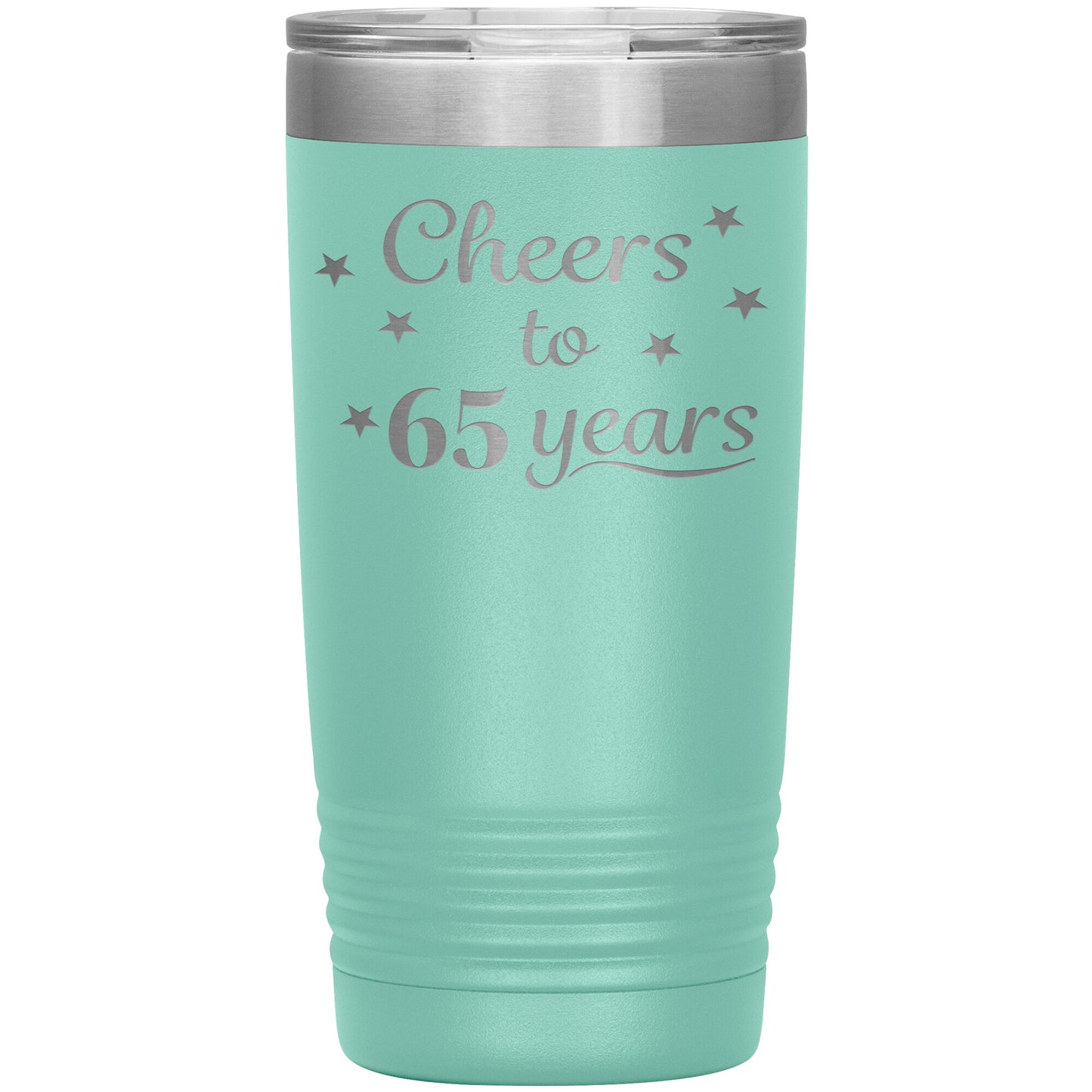 Cheers to 65 Years Birthday Tumbler