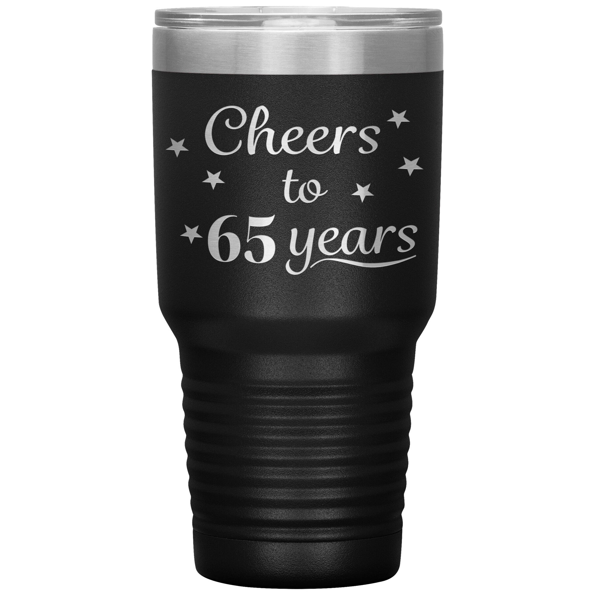 Cheers to 65 Years Birthday Tumbler