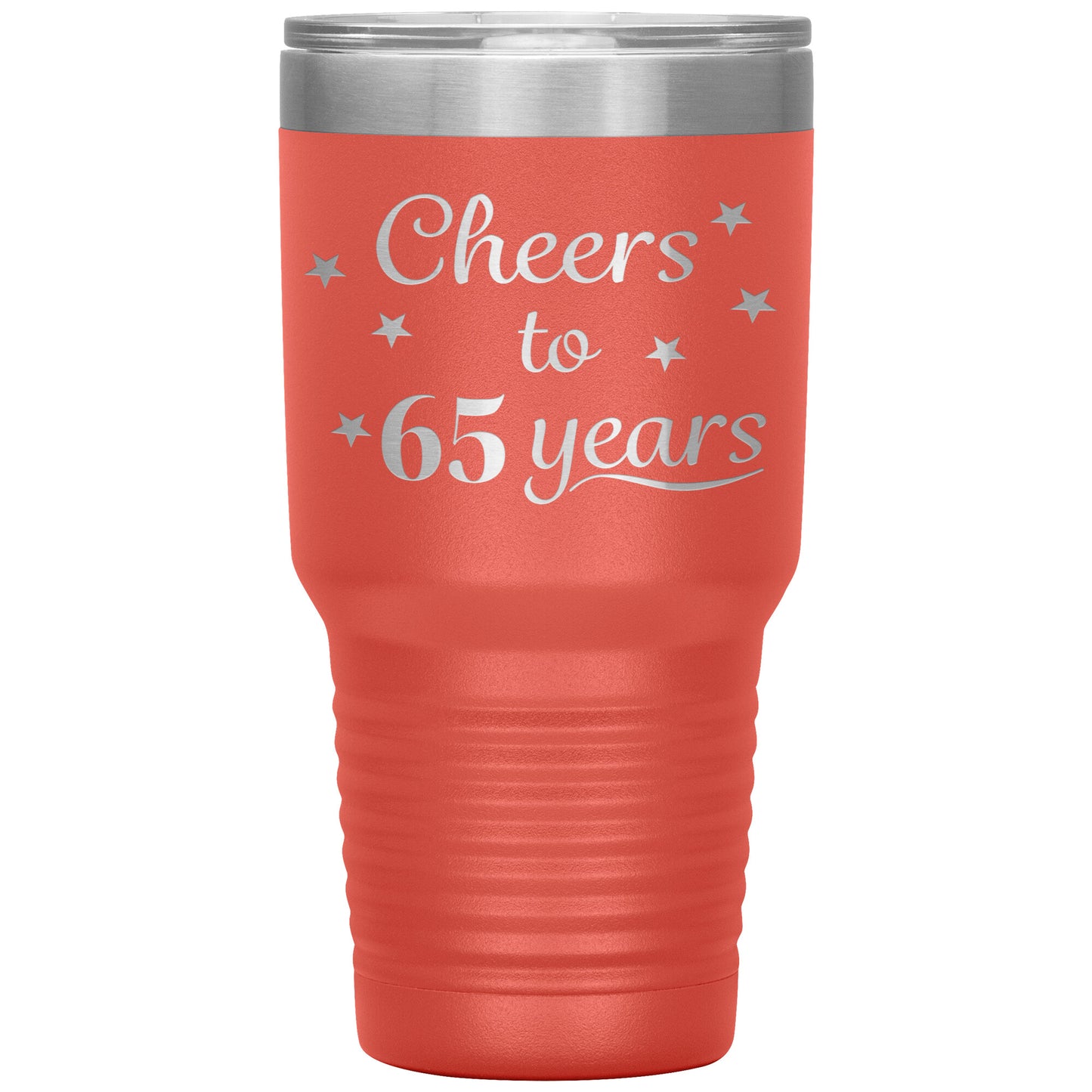 Cheers to 65 Years Birthday Tumbler