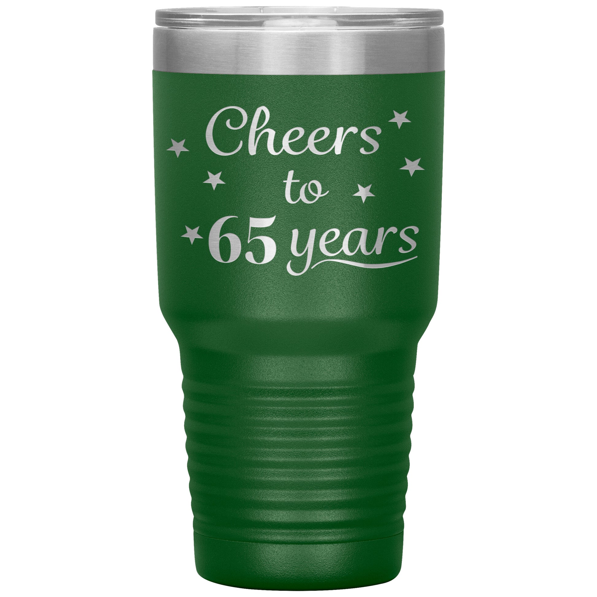 Cheers to 65 Years Birthday Tumbler
