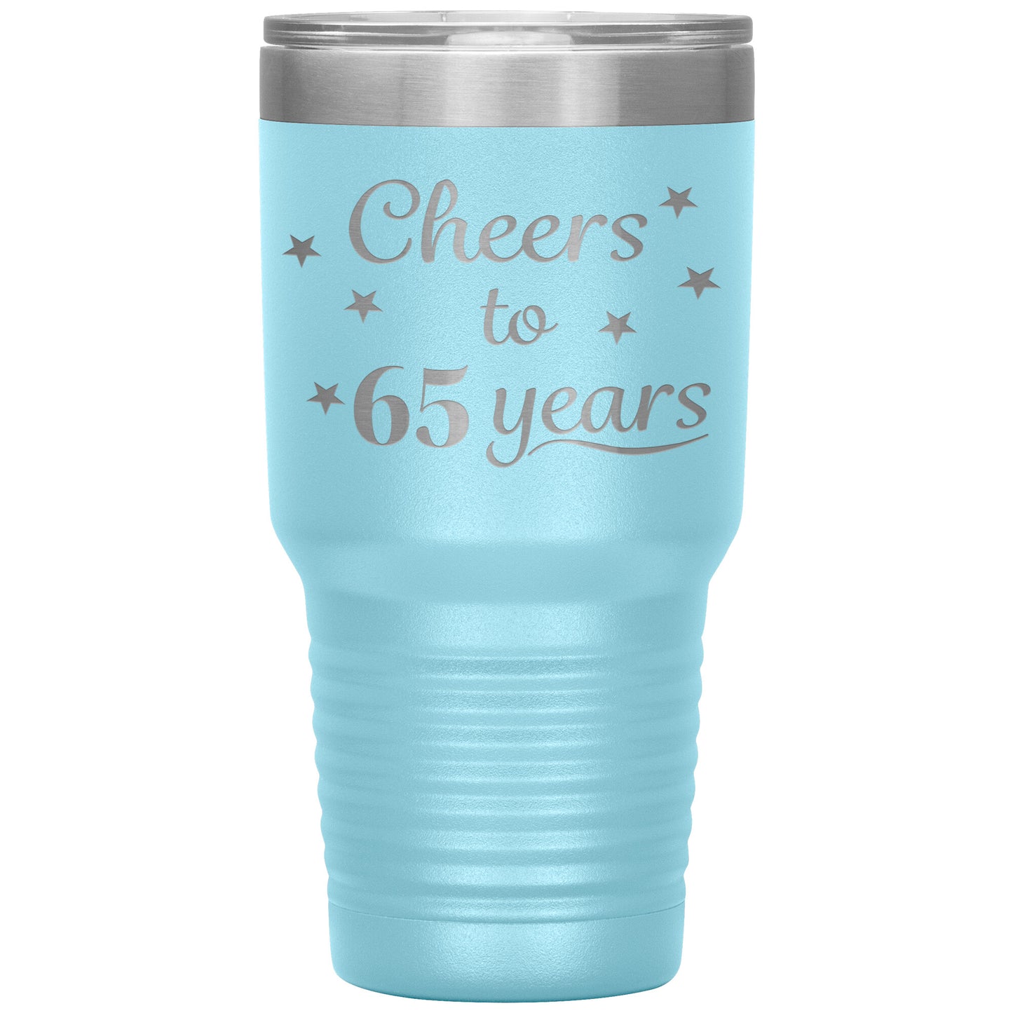 Cheers to 65 Years Birthday Tumbler
