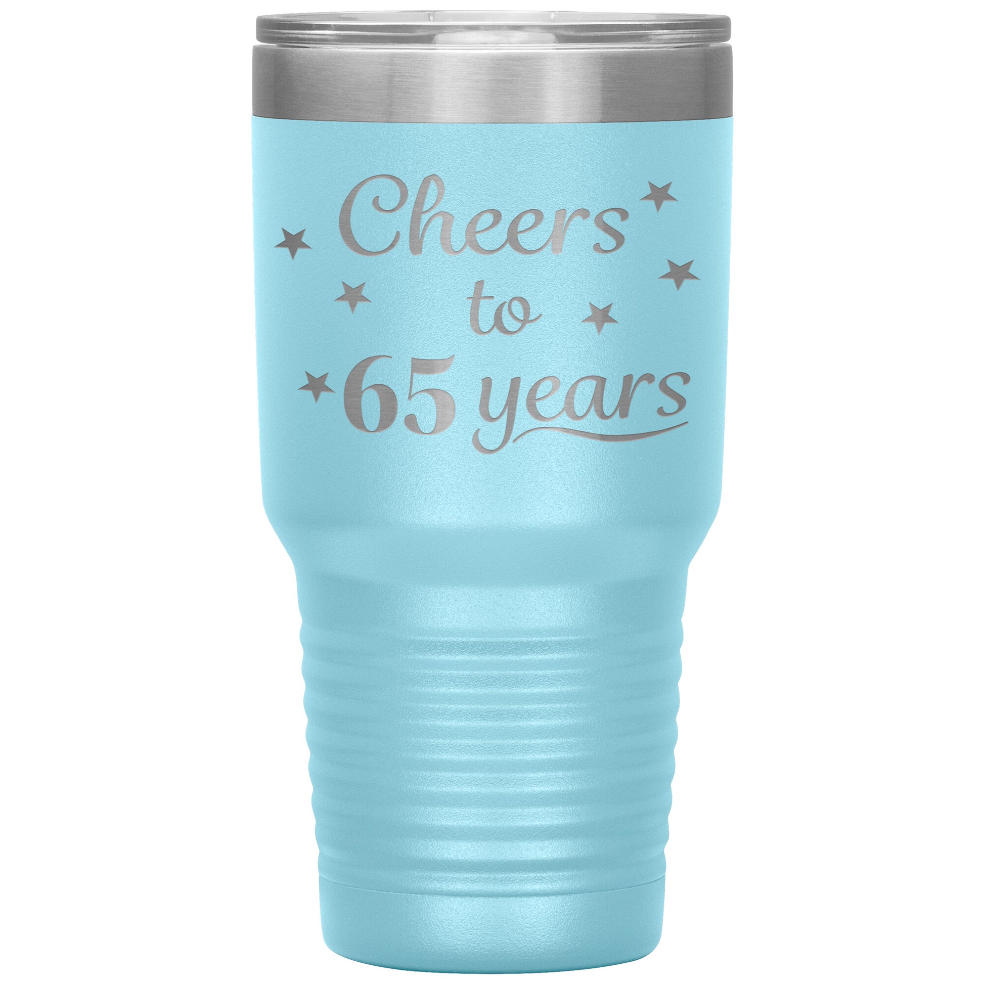 Cheers to 65 Years Birthday Tumbler