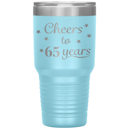 Cheers to 65 Years Birthday Tumbler